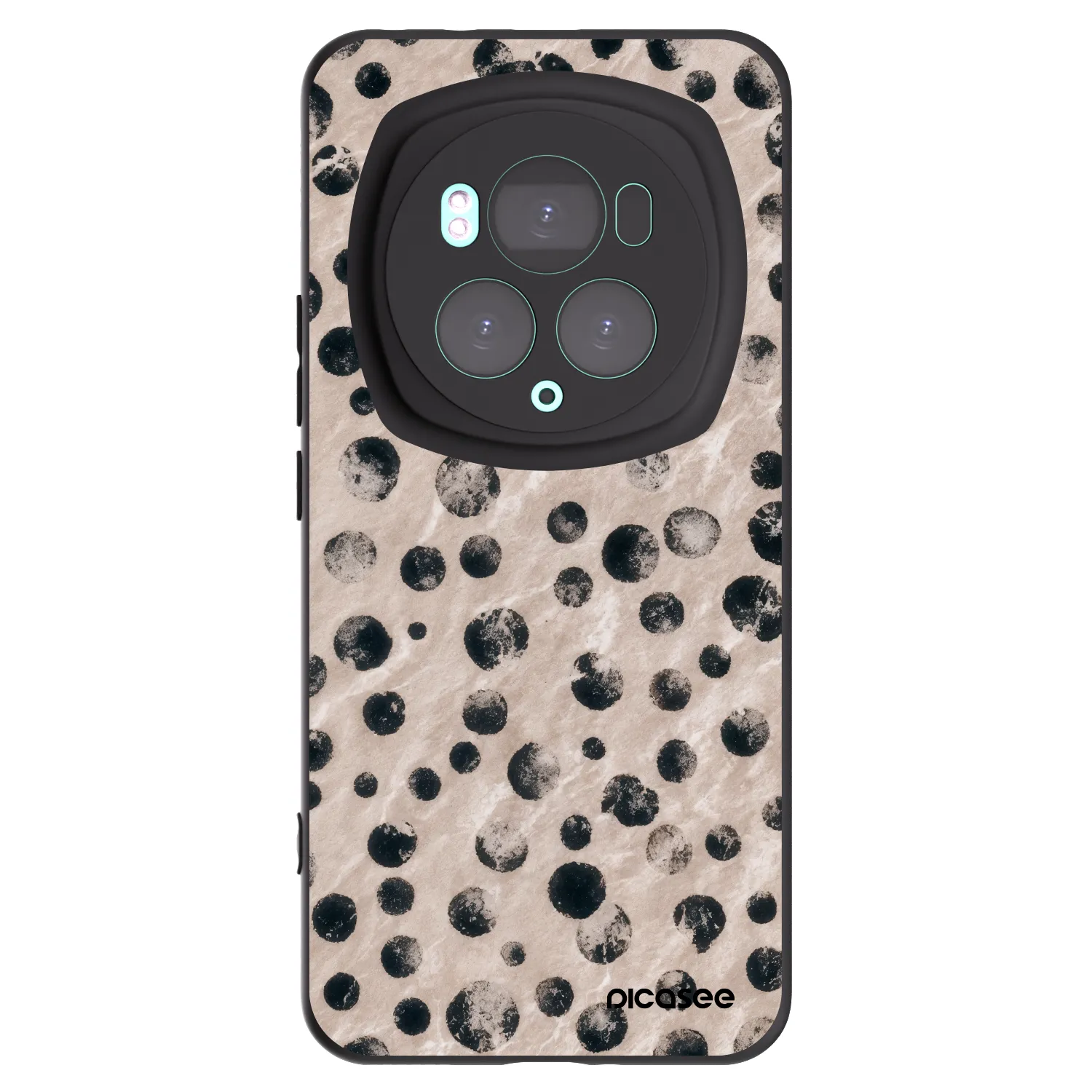 Picasee silikonowe czarne etui na Honor Magic6 Pro - Inked