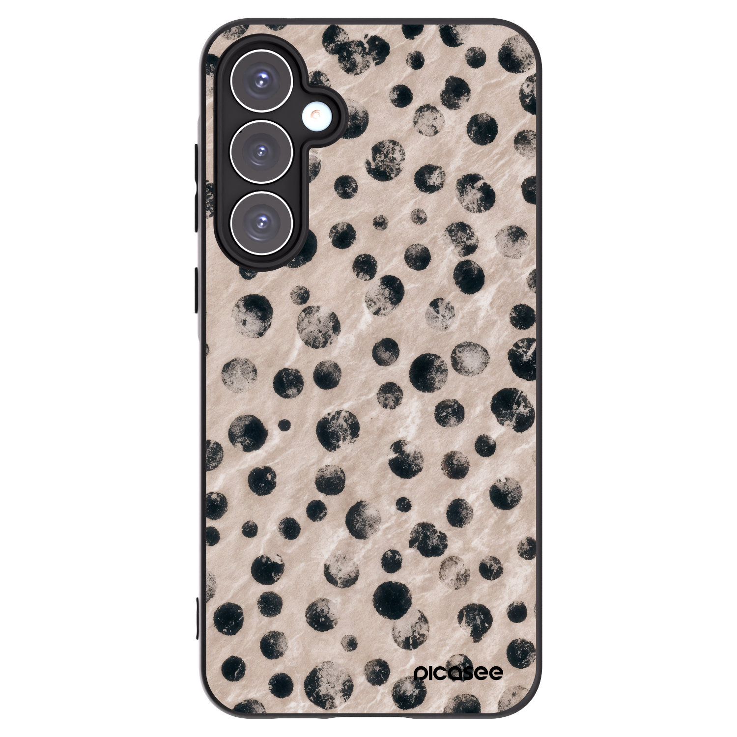 Picasee silikonowe czarne etui na Samsung Galaxy A55 5G A556B - Inked