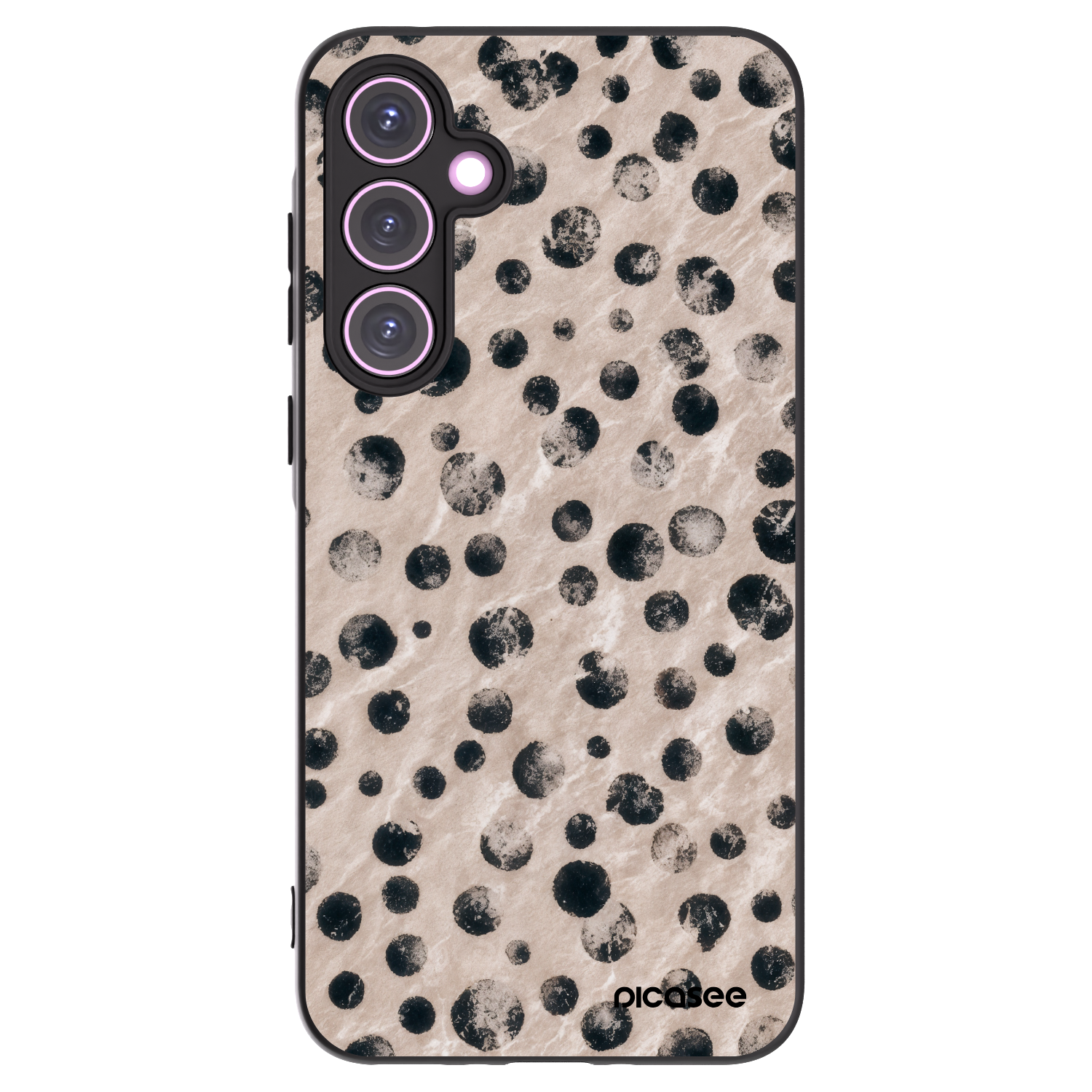 Picasee silikonowe czarne etui na Samsung Galaxy A35 5G A356B - Inked
