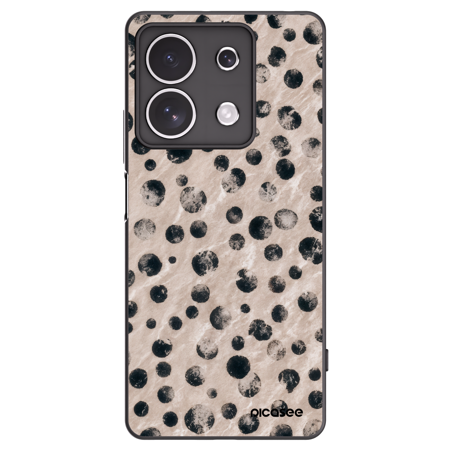 Picasee silikonowe czarne etui na Xiaomi Redmi Note 13 4G - Inked
