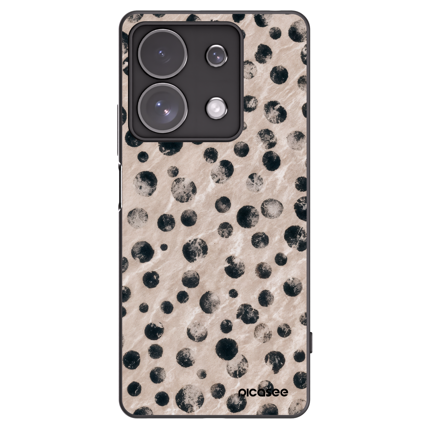 Picasee silikonowe czarne etui na Xiaomi Redmi Note 13 Pro 4G - Inked