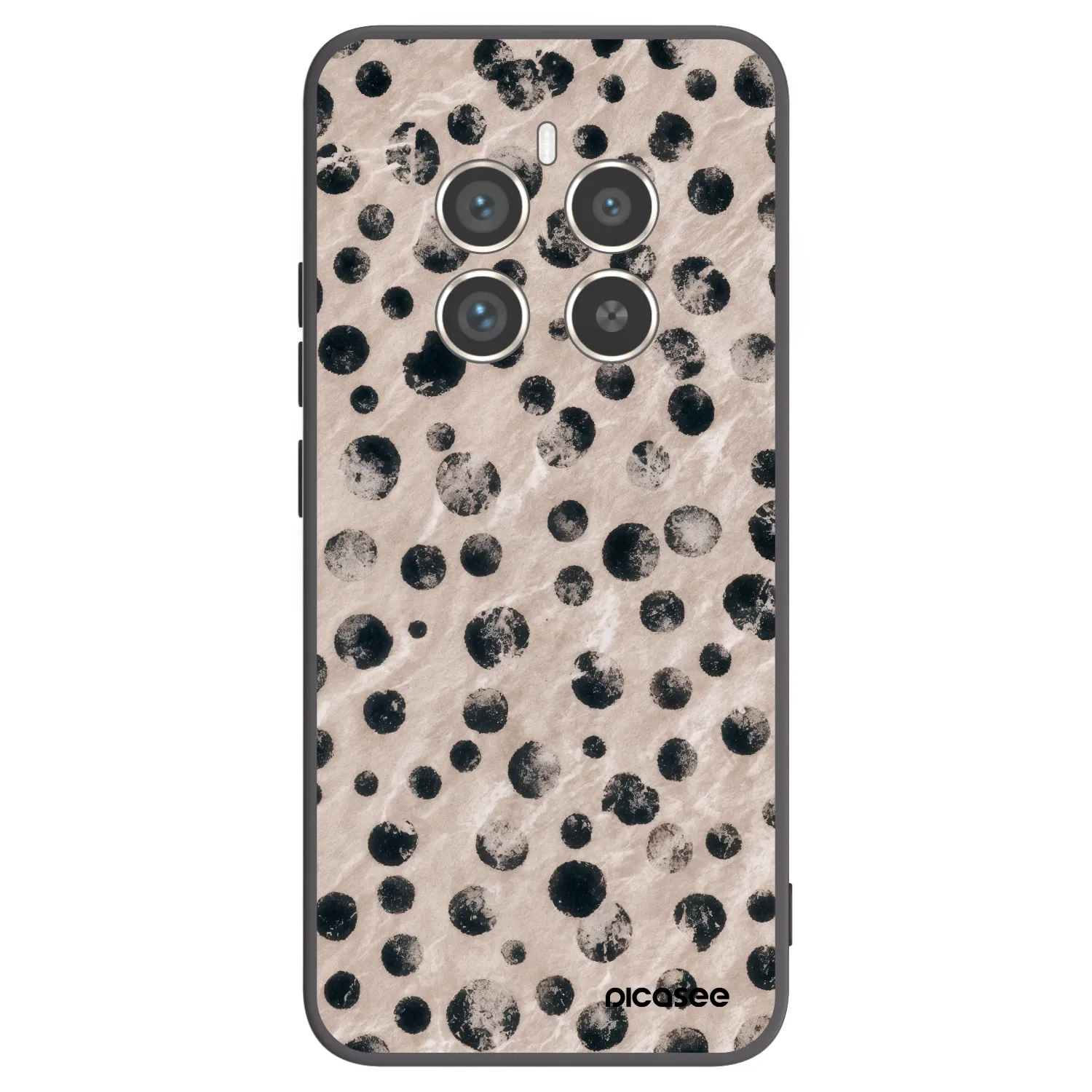 Picasee silikonowe czarne etui na Realme 12 Pro 5G - Inked