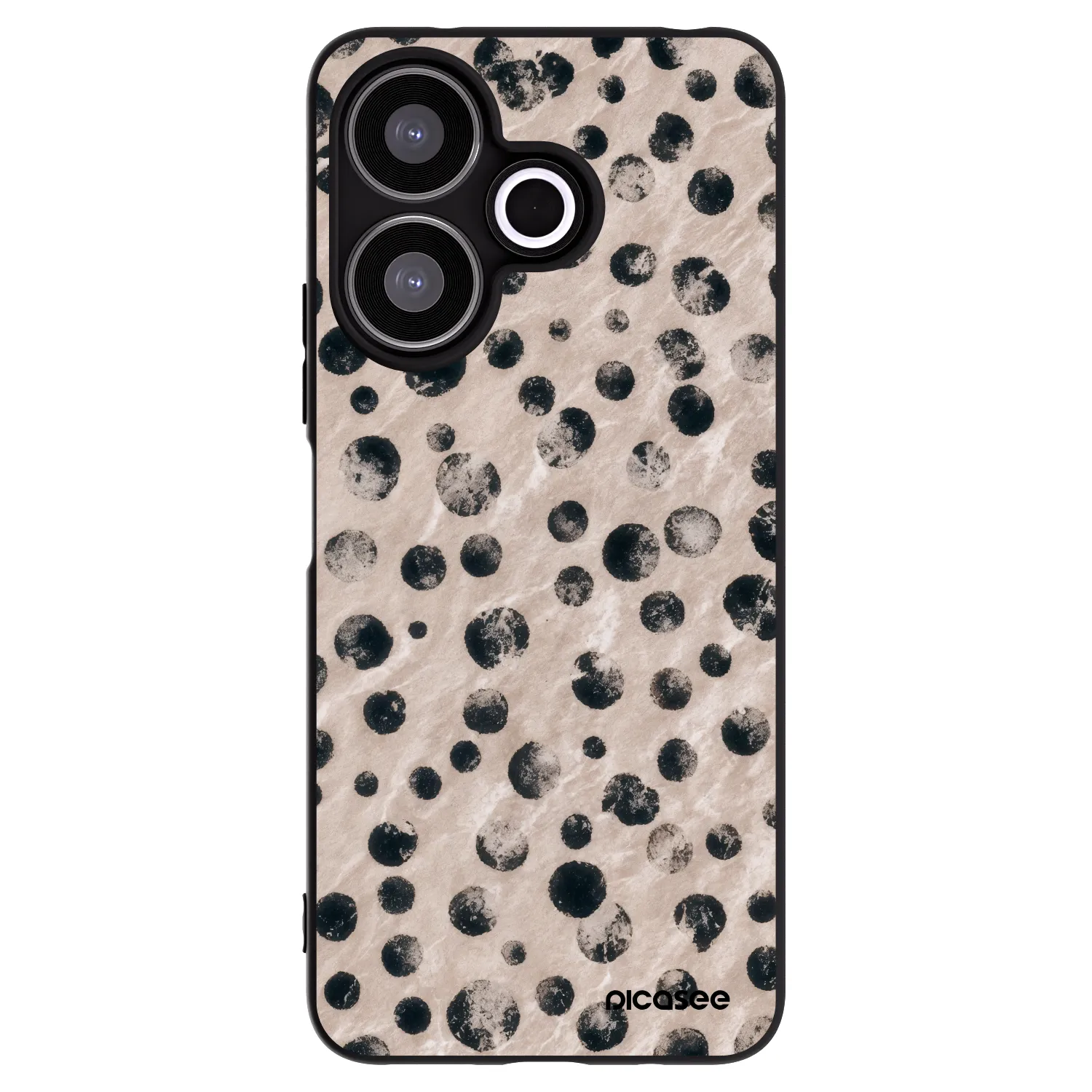 Picasee silikonowe czarne etui na Xiaomi Redmi 13 4G - Inked