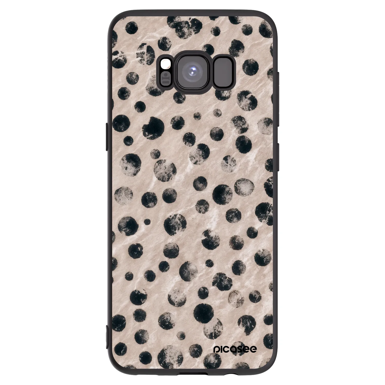 Picasee silikonowe czarne etui na Samsung Galaxy S8 G950F - Inked
