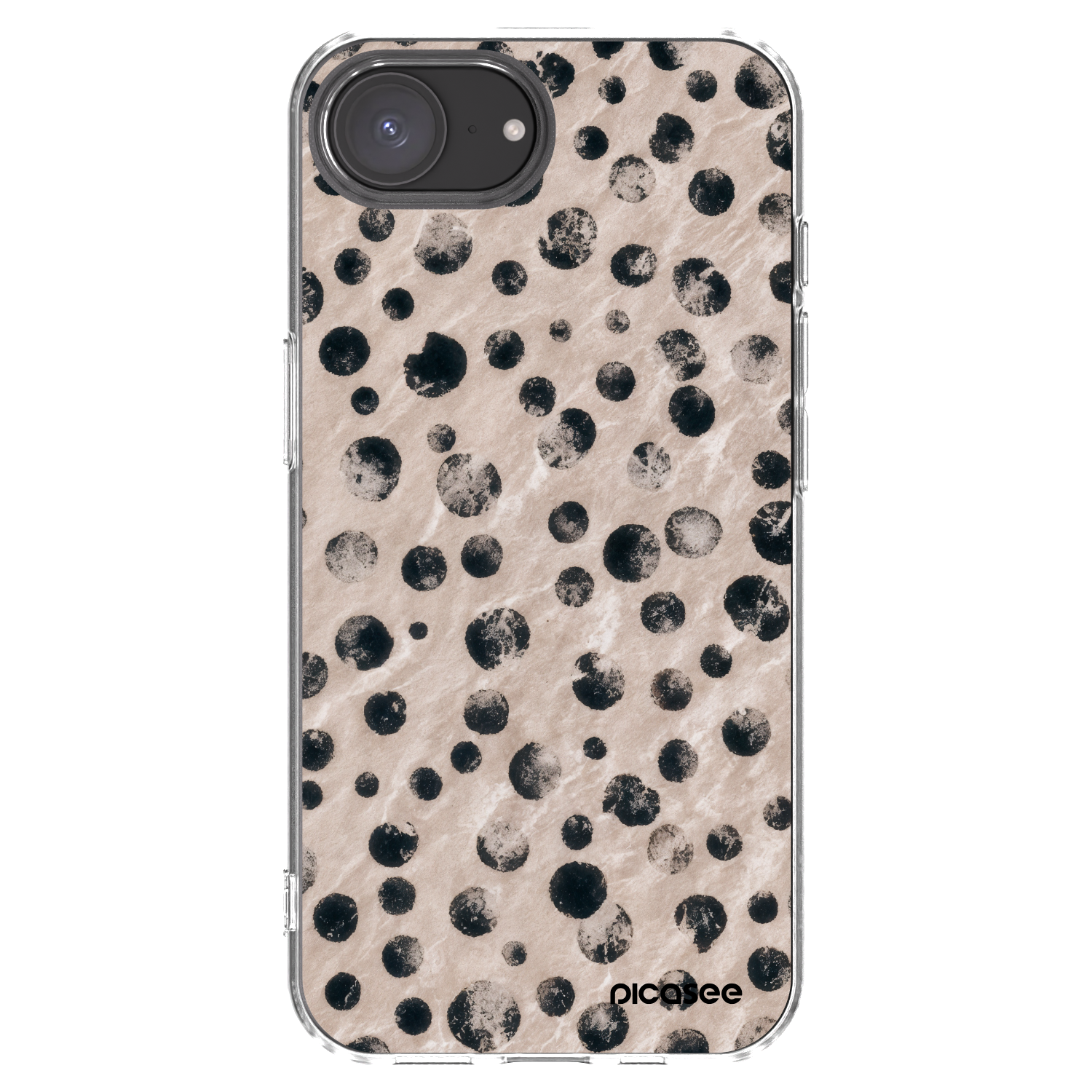 Picasee silikonowe przeźroczyste etui na Apple iPhone 16e - Inked