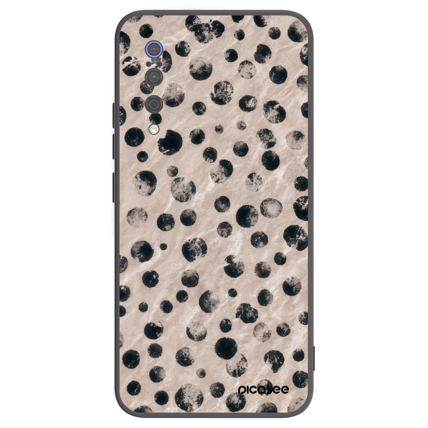 Picasee silikonowe czarne etui na Xiaomi Mi 9 - Inked
