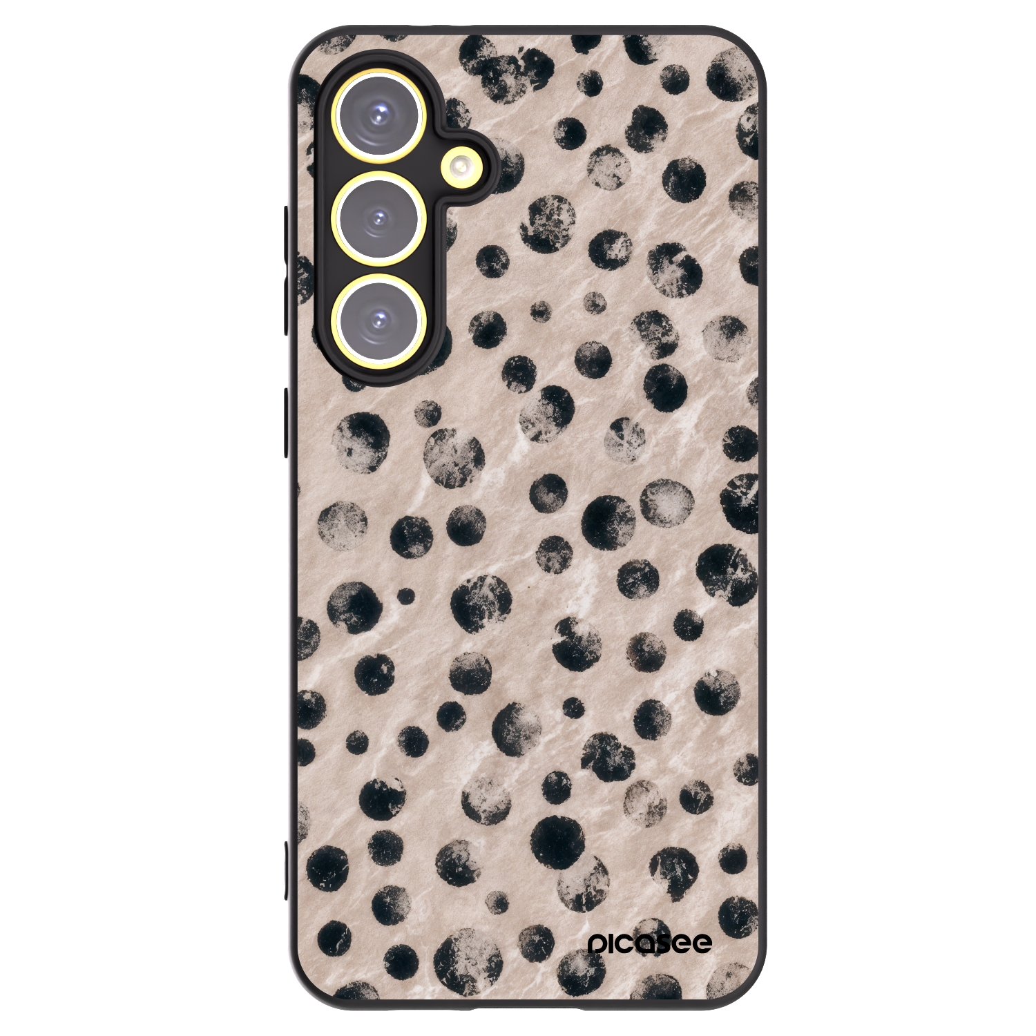 Picasee silikonowe czarne etui na Samsung Galaxy S24 FE S721B - Inked