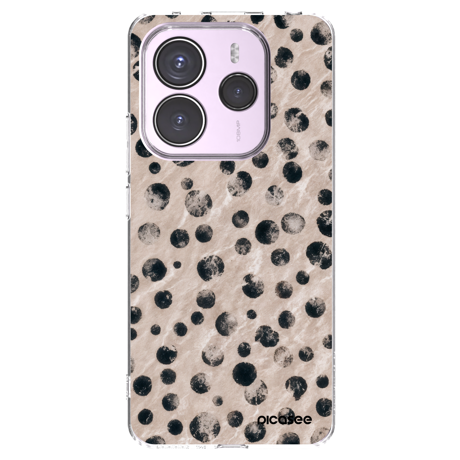 Picasee silikonowe przeźroczyste etui na Xiaomi Redmi Note 14 5G - Inked