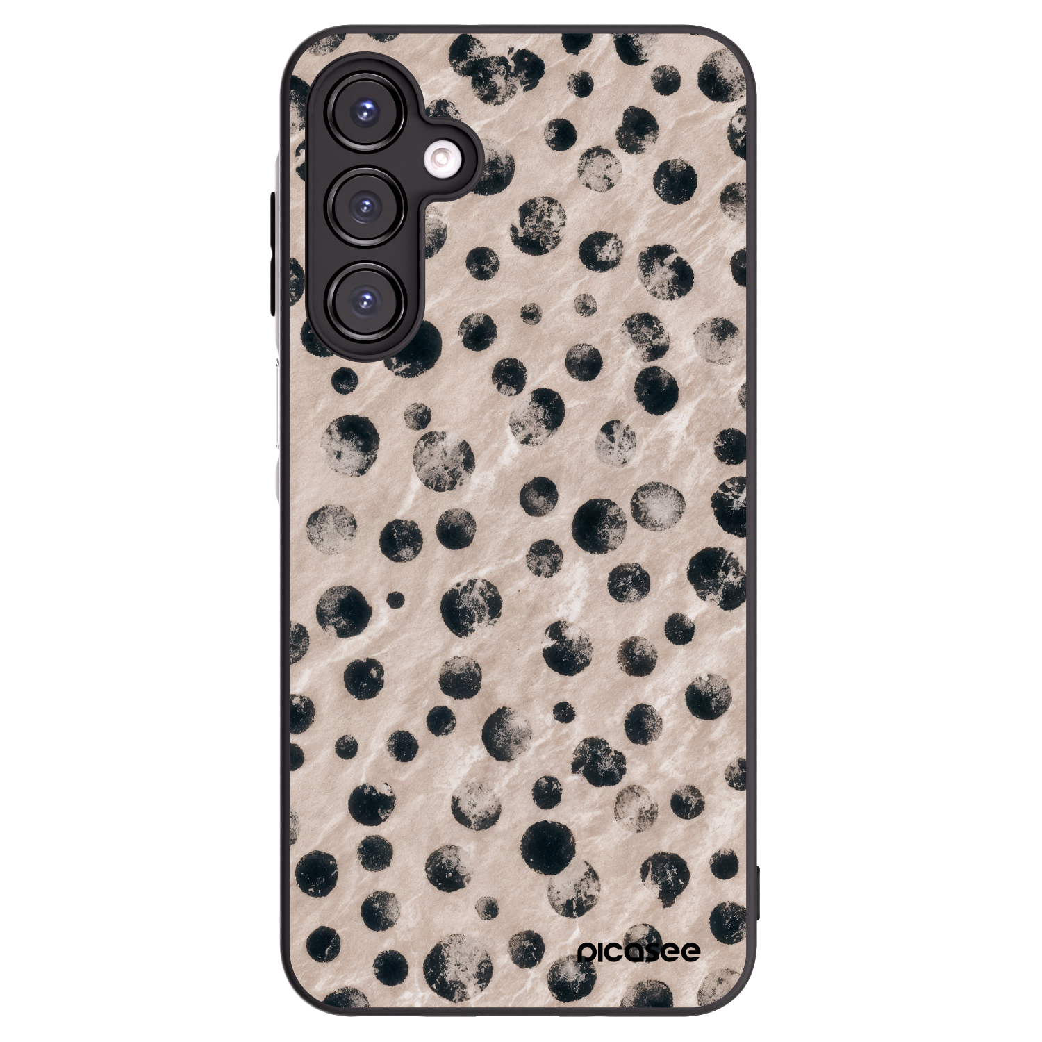 Picasee silikonowe czarne etui na Samsung Galaxy A16 5G - Inked