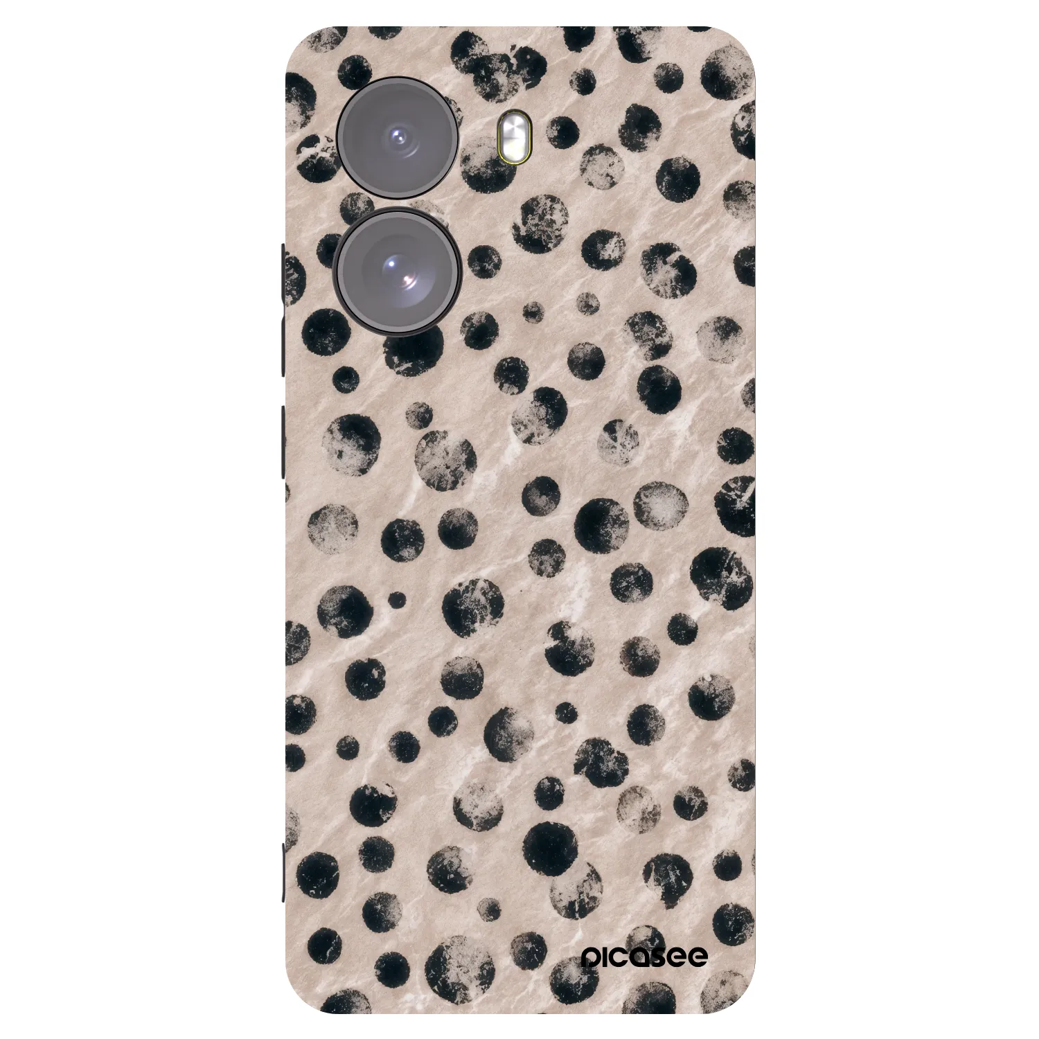 Picasee silikonowe czarne etui na Xiaomi Poco X7 - Inked