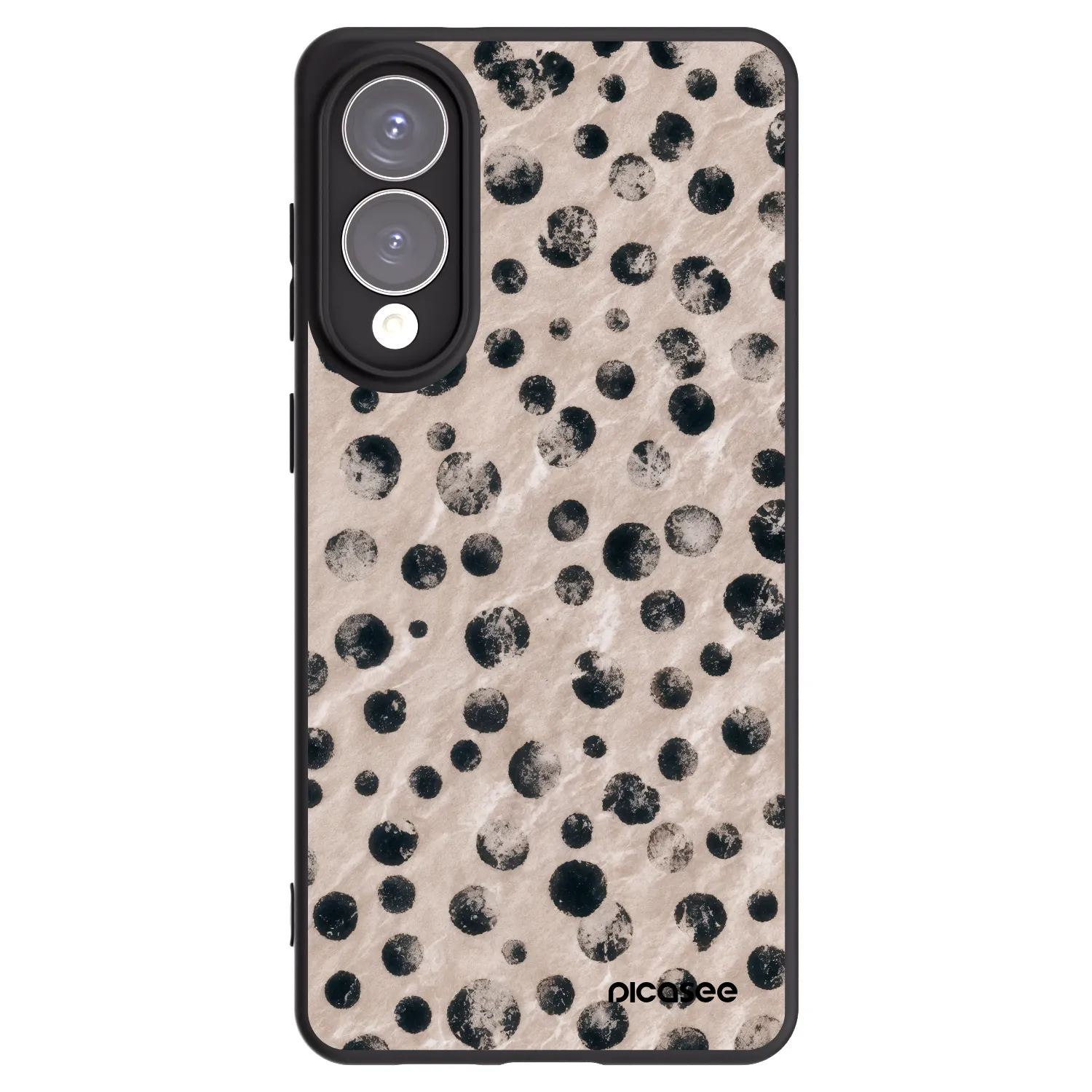 Picasee silikonowe czarne etui na Samsung Galaxy S25 Edge 5G - Inked