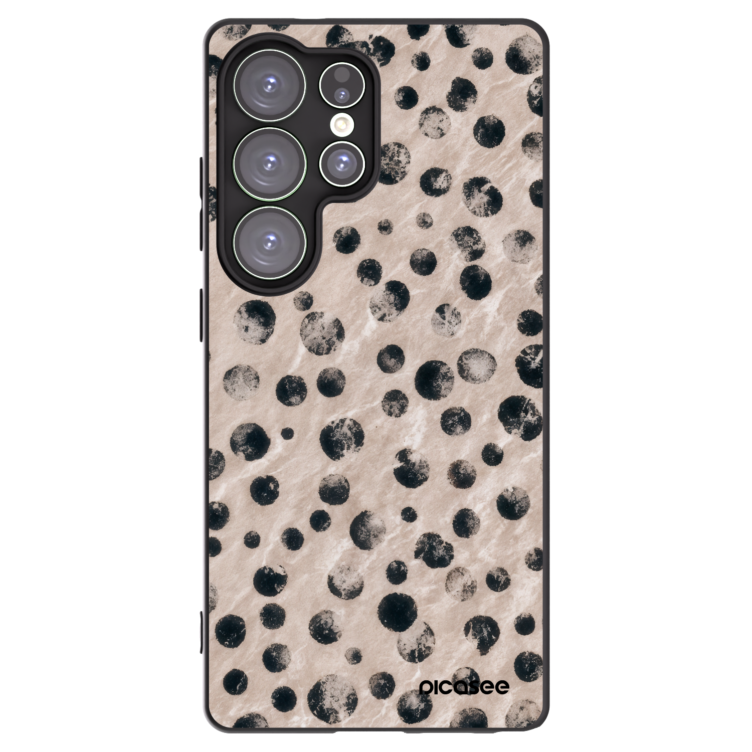 Picasee silikonowe czarne etui na Samsung Galaxy S25 Ultra 5G - Inked