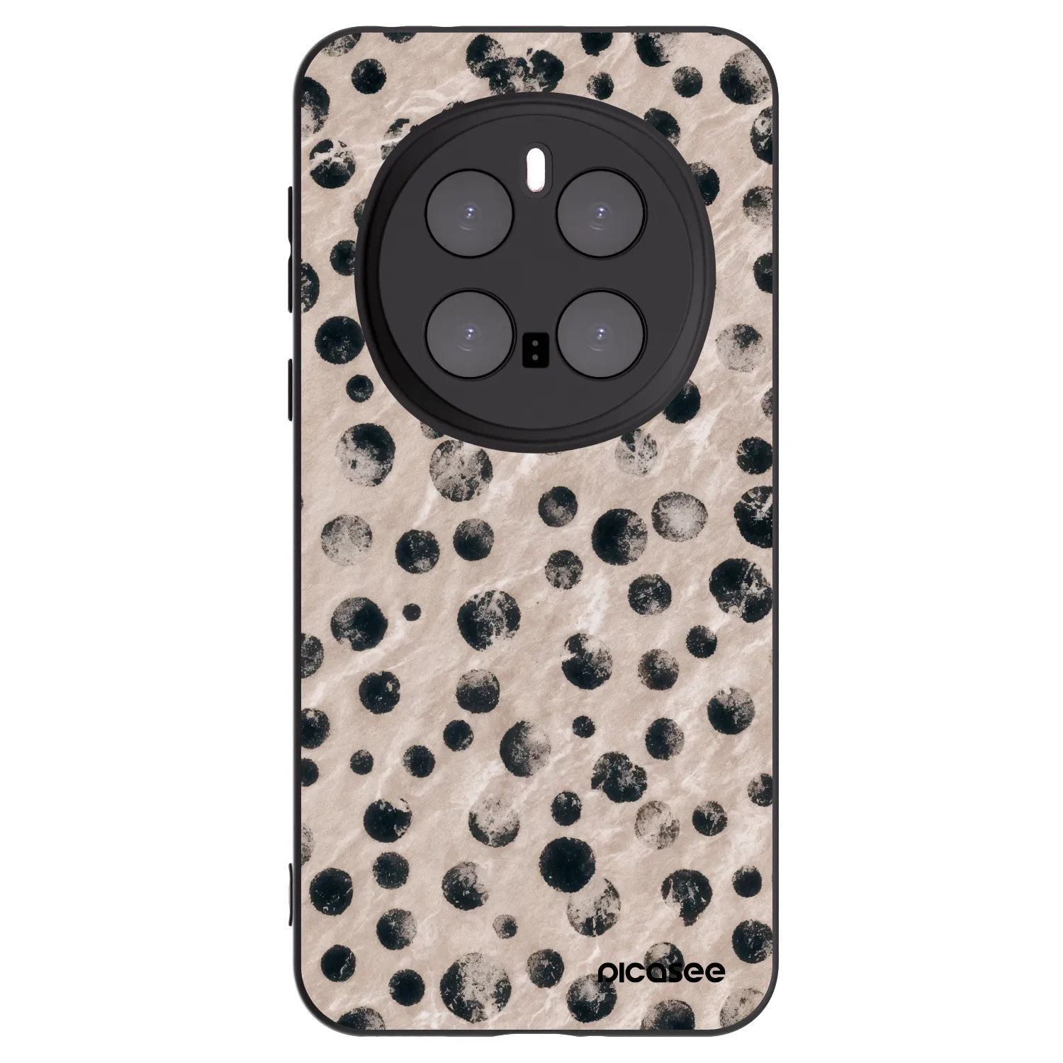 Picasee silikonowe czarne etui na Honor Magic7 Pro 5G - Inked