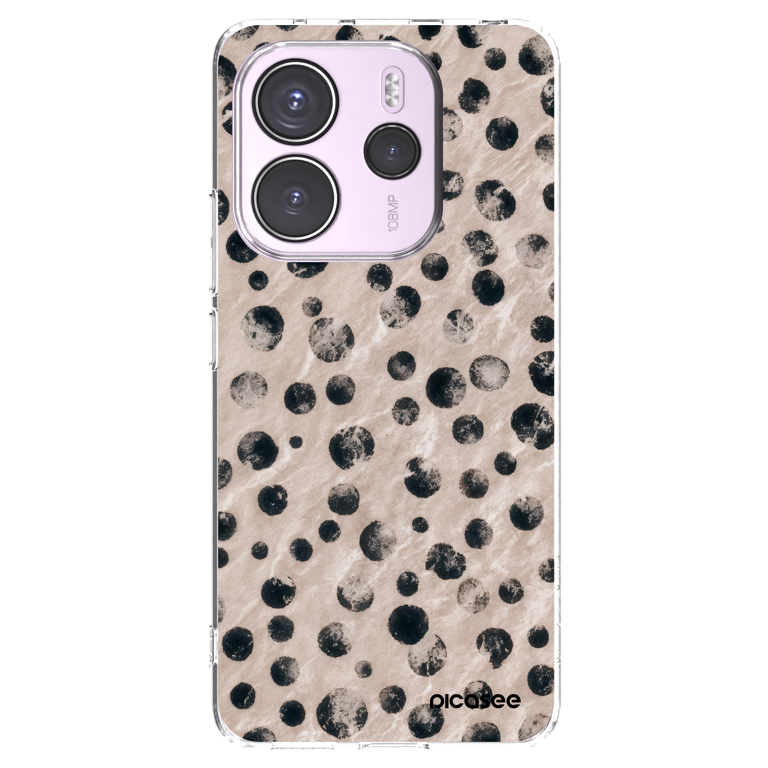 Picasee silikonowe przeźroczyste etui na Xiaomi Redmi Note 14 4G - Inked
