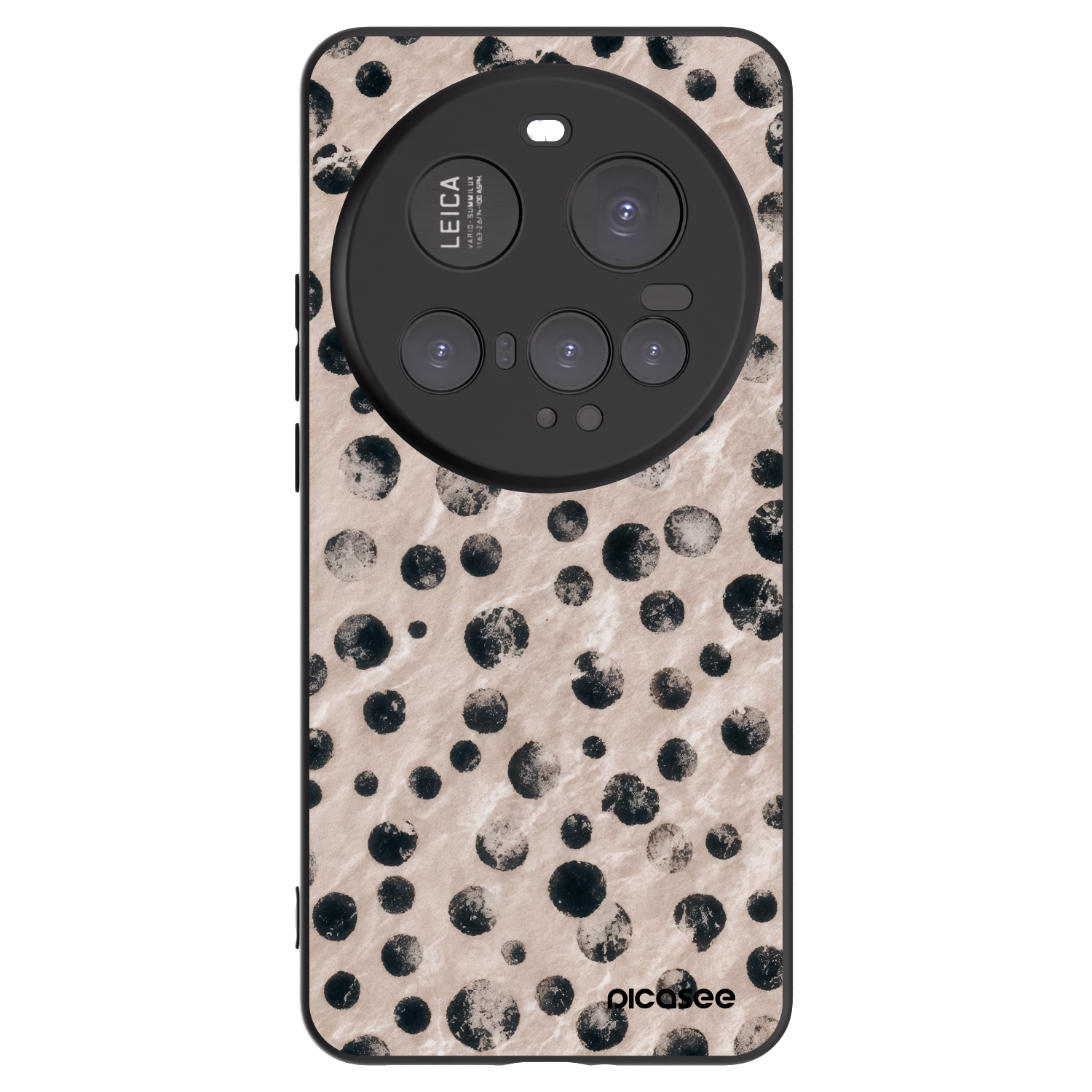 Picasee silikonowe czarne etui na Xiaomi 15 Ultra - Inked