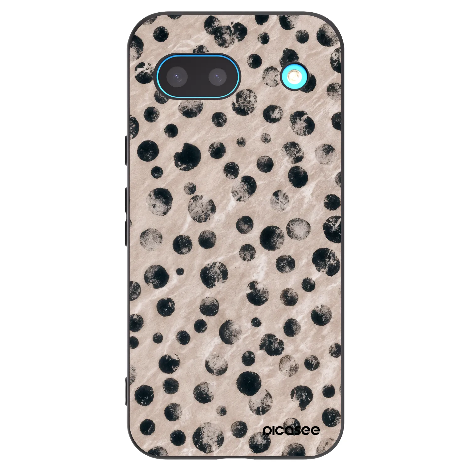 Picasee silikonowe czarne etui na Google Pixel 8a - Inked