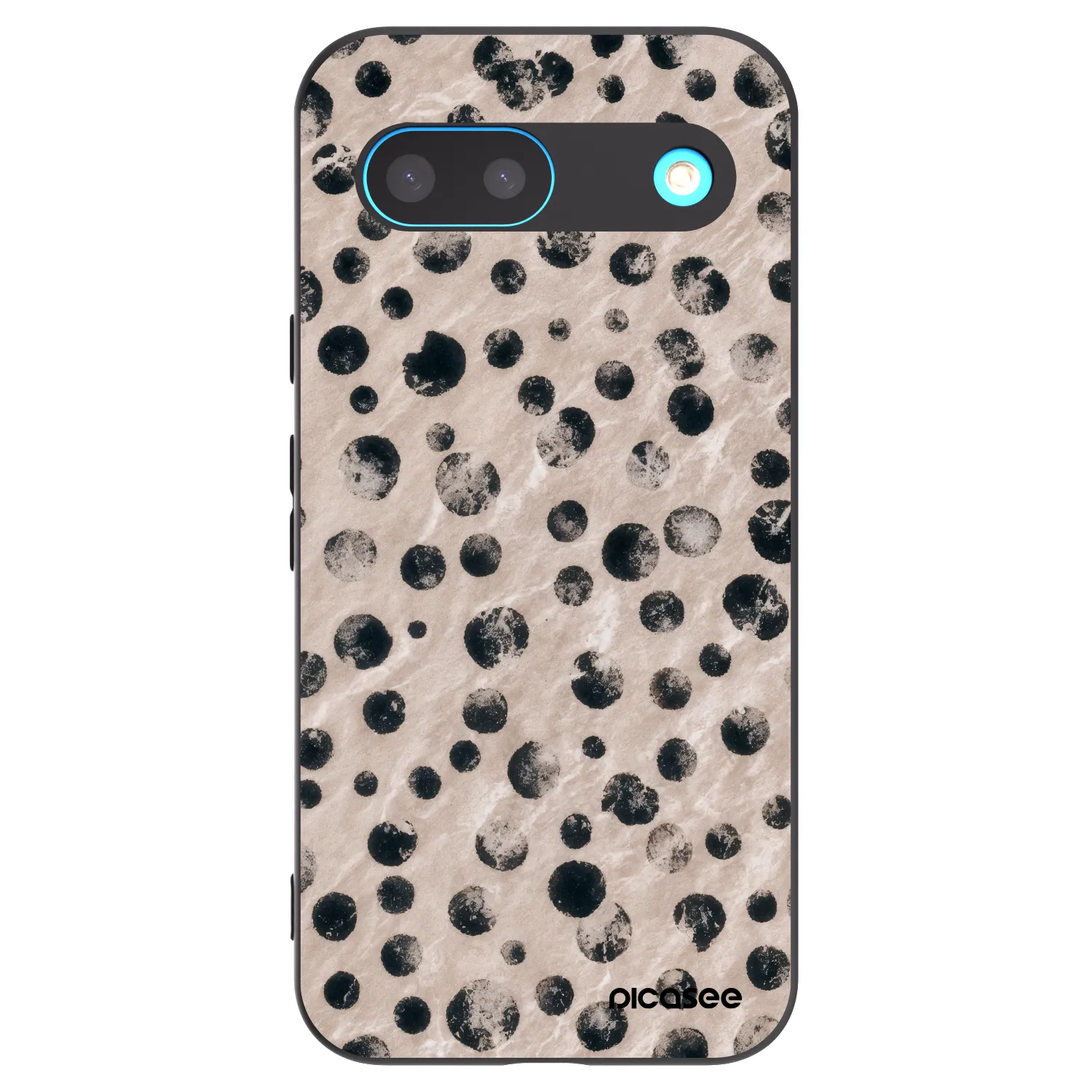 Picasee silikonowe czarne etui na Google Pixel 8 - Inked