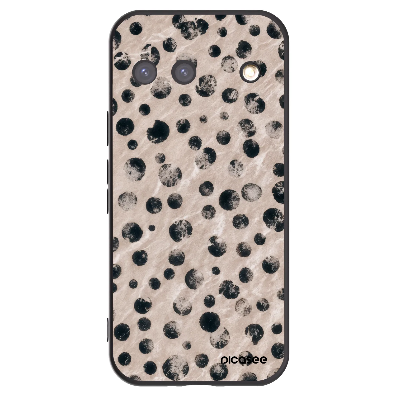 Picasee silikonowe czarne etui na Google Pixel 9 - Inked