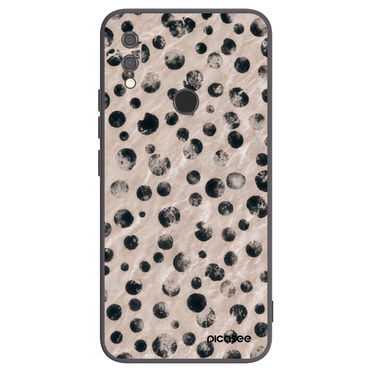 Picasee silikonowe czarne etui na Xiaomi Redmi Note 7 - Inked