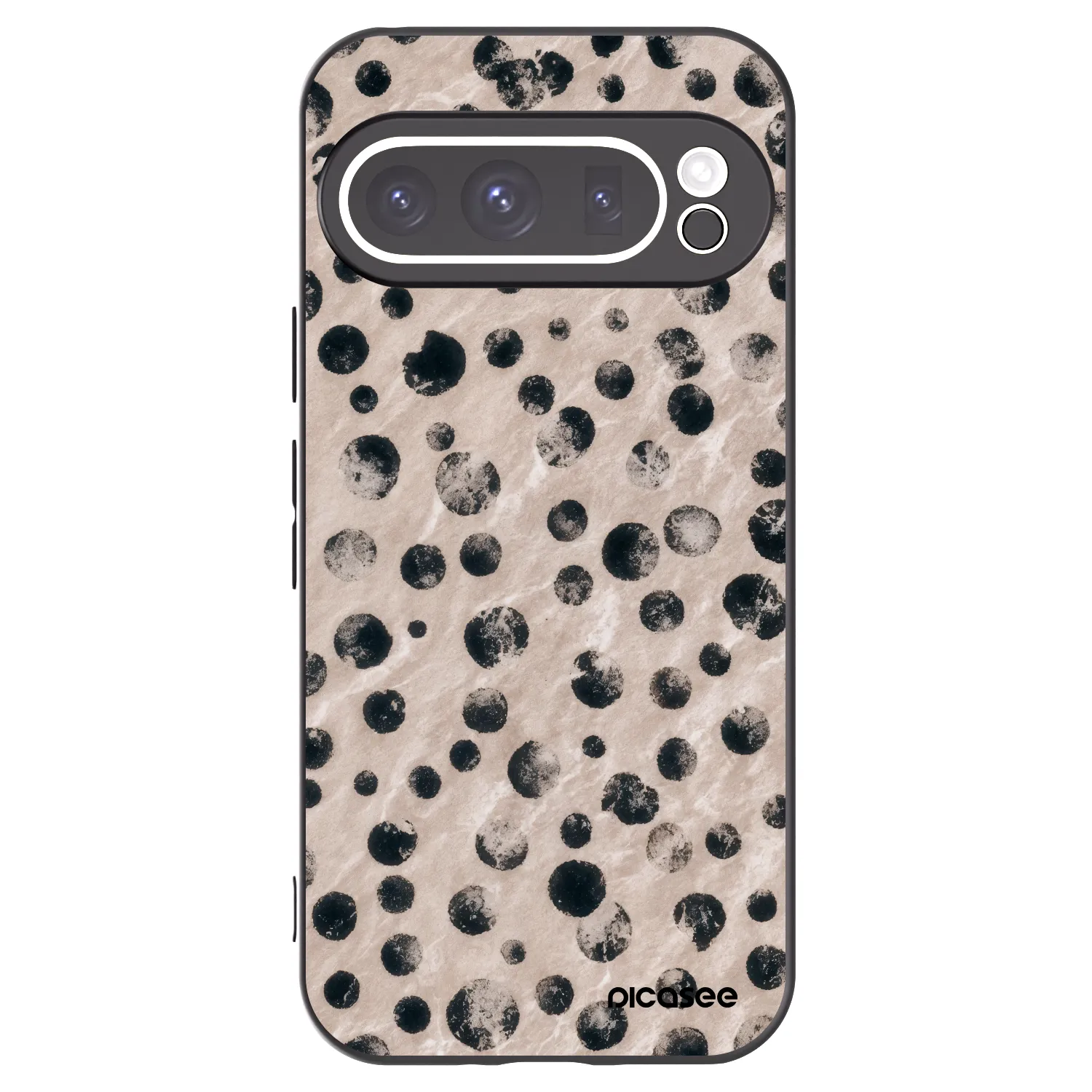 Picasee silikonowe czarne etui na Google Pixel 9 Pro - Inked
