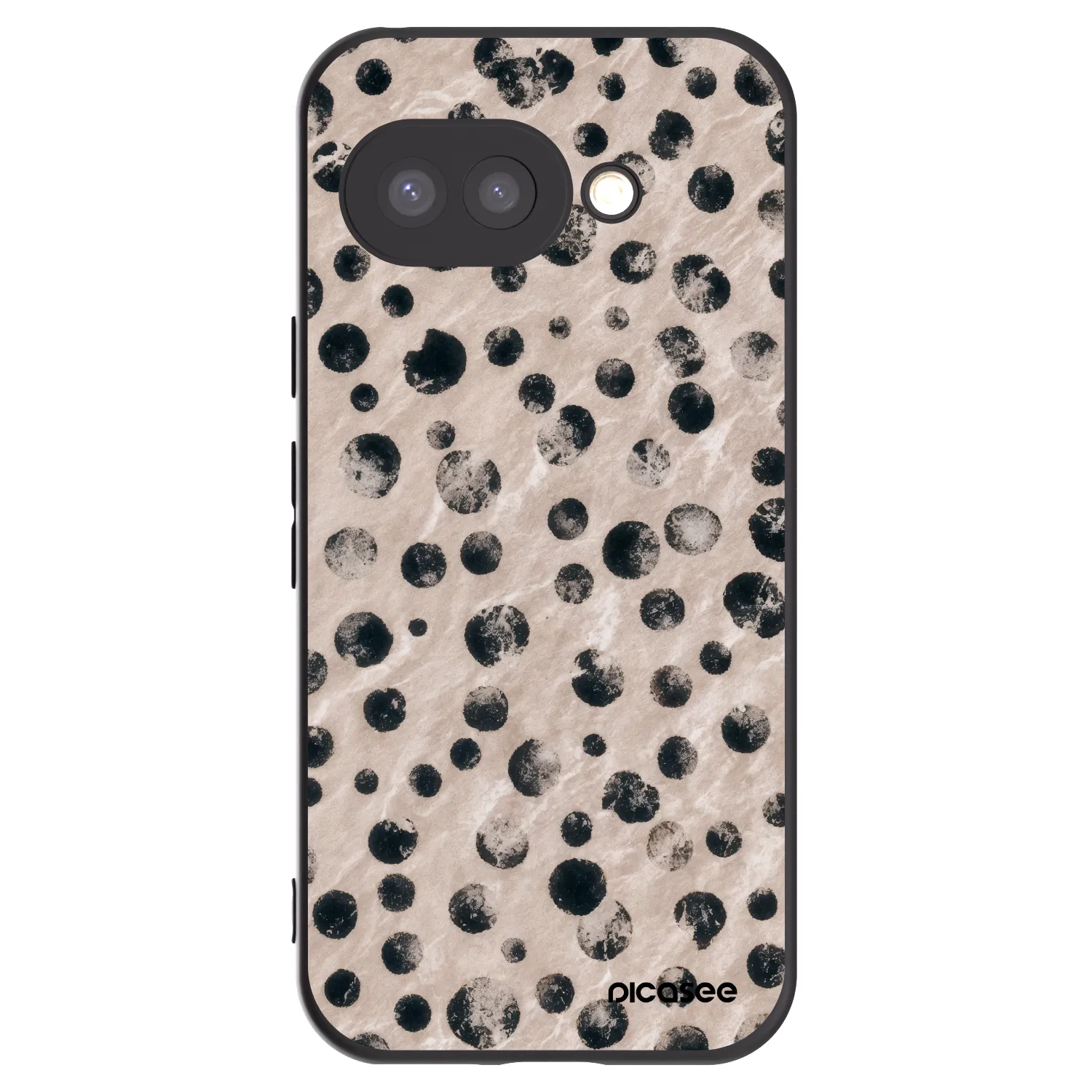 Picasee silikonowe czarne etui na Google Pixel 9a - Inked