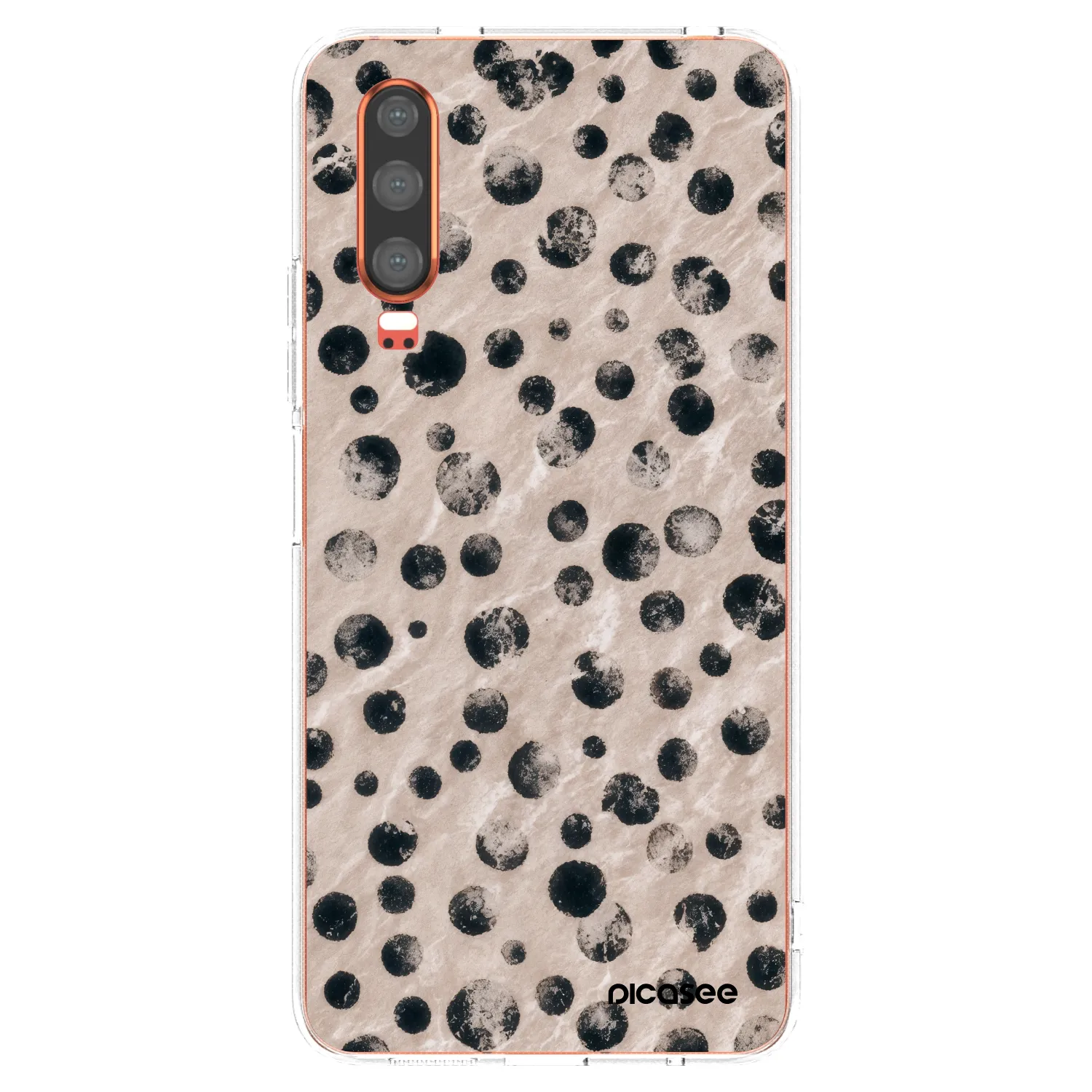 Picasee silikonowe przeźroczyste etui na Huawei P30 - Inked