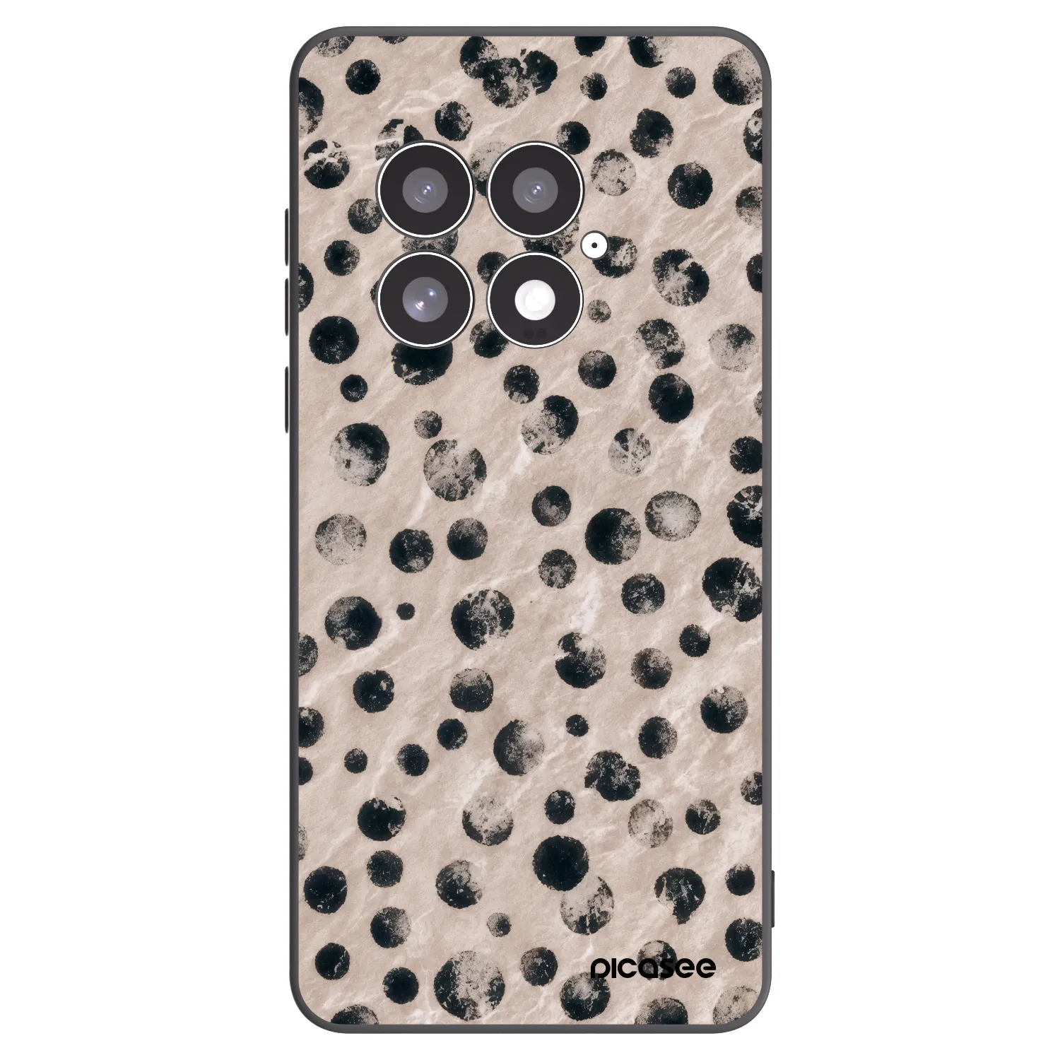 Picasee silikonowe czarne etui na OnePlus 13 5G - Inked