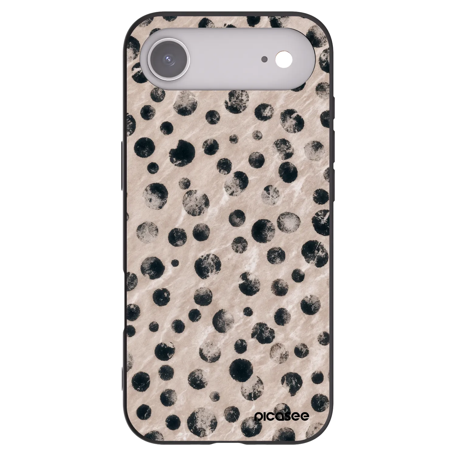 Picasee silikonowe czarne etui na Apple iPhone Air - Inked