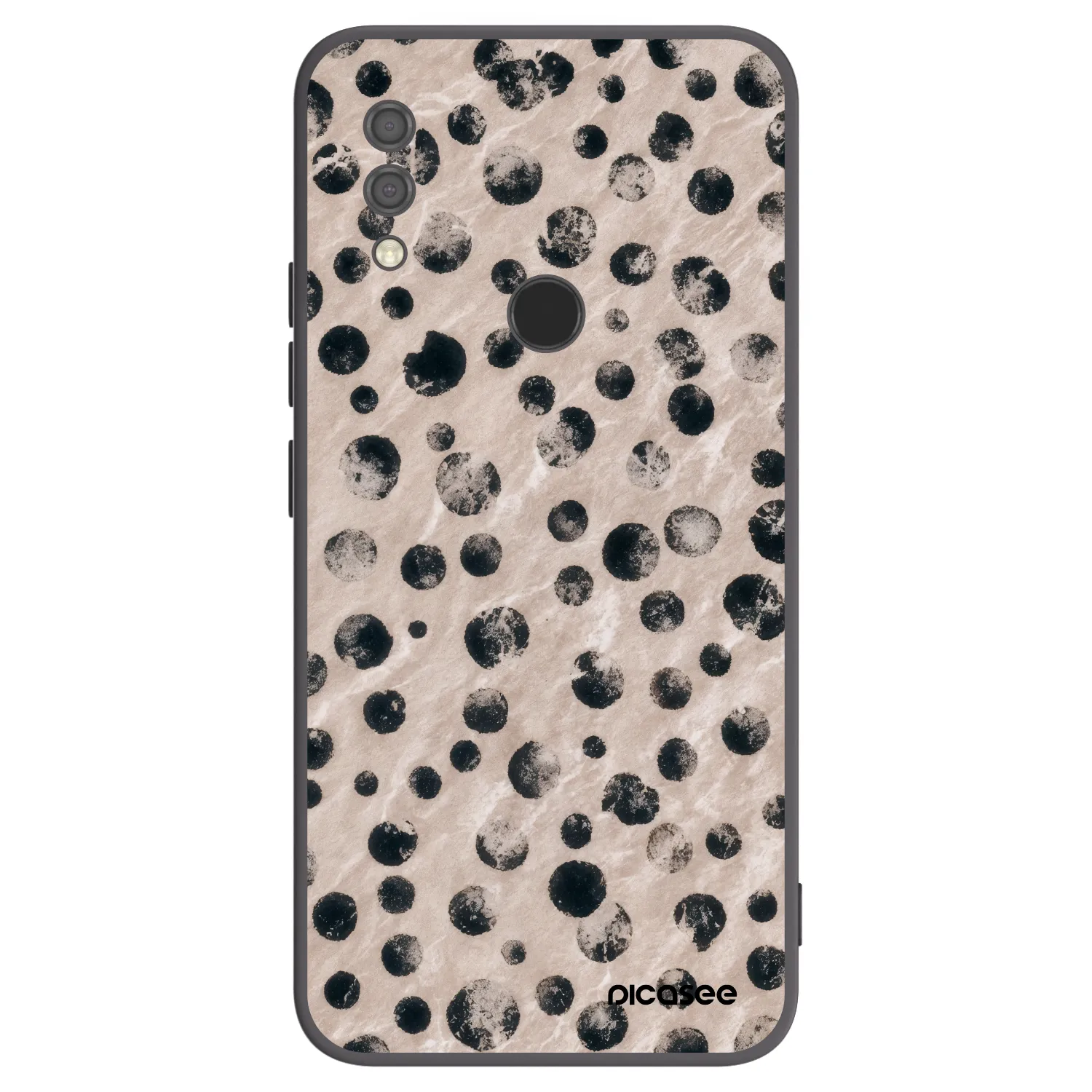 Picasee silikonowe czarne etui na Xiaomi Redmi 7 - Inked