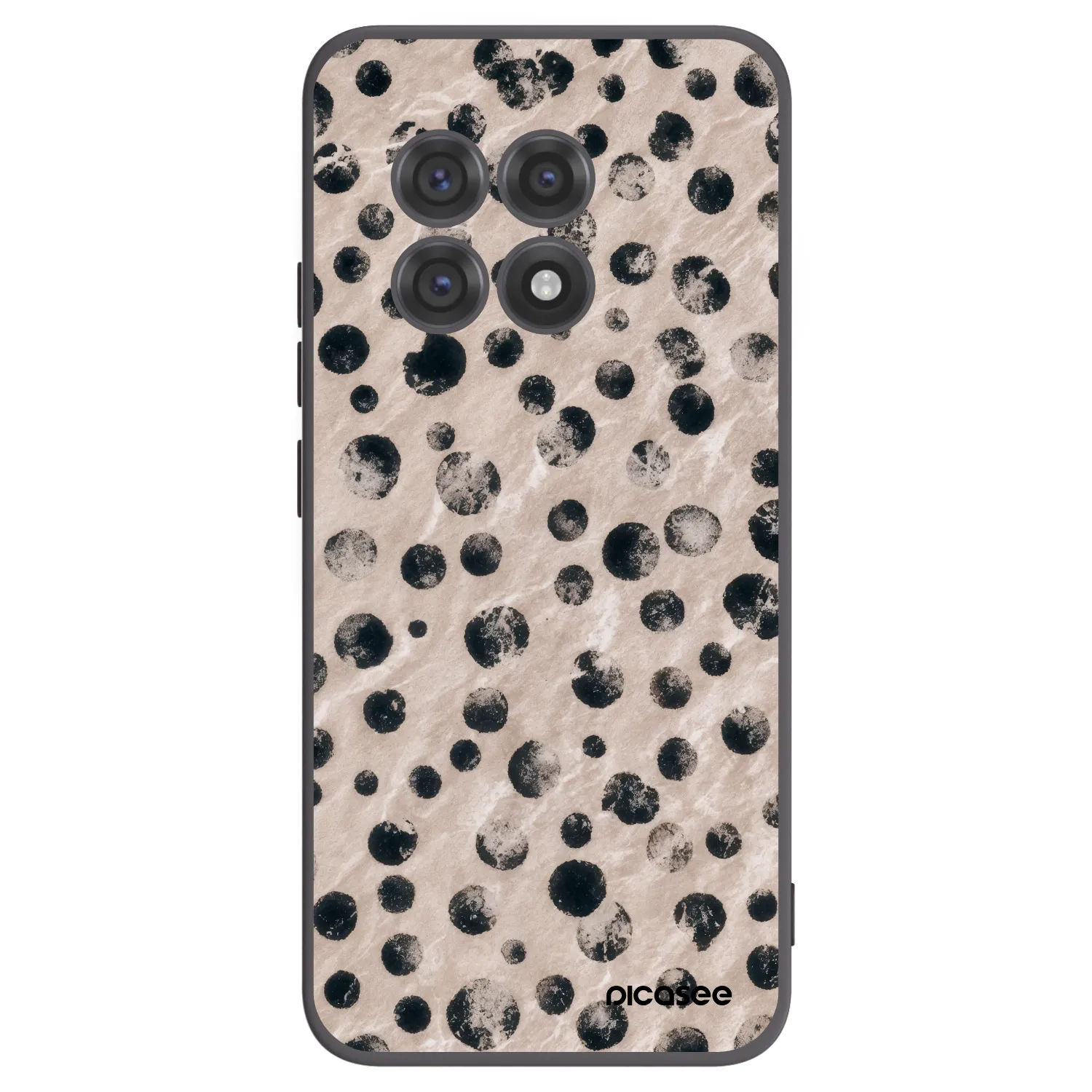 Picasee silikonowe czarne etui na OnePlus 13R 5G - Inked