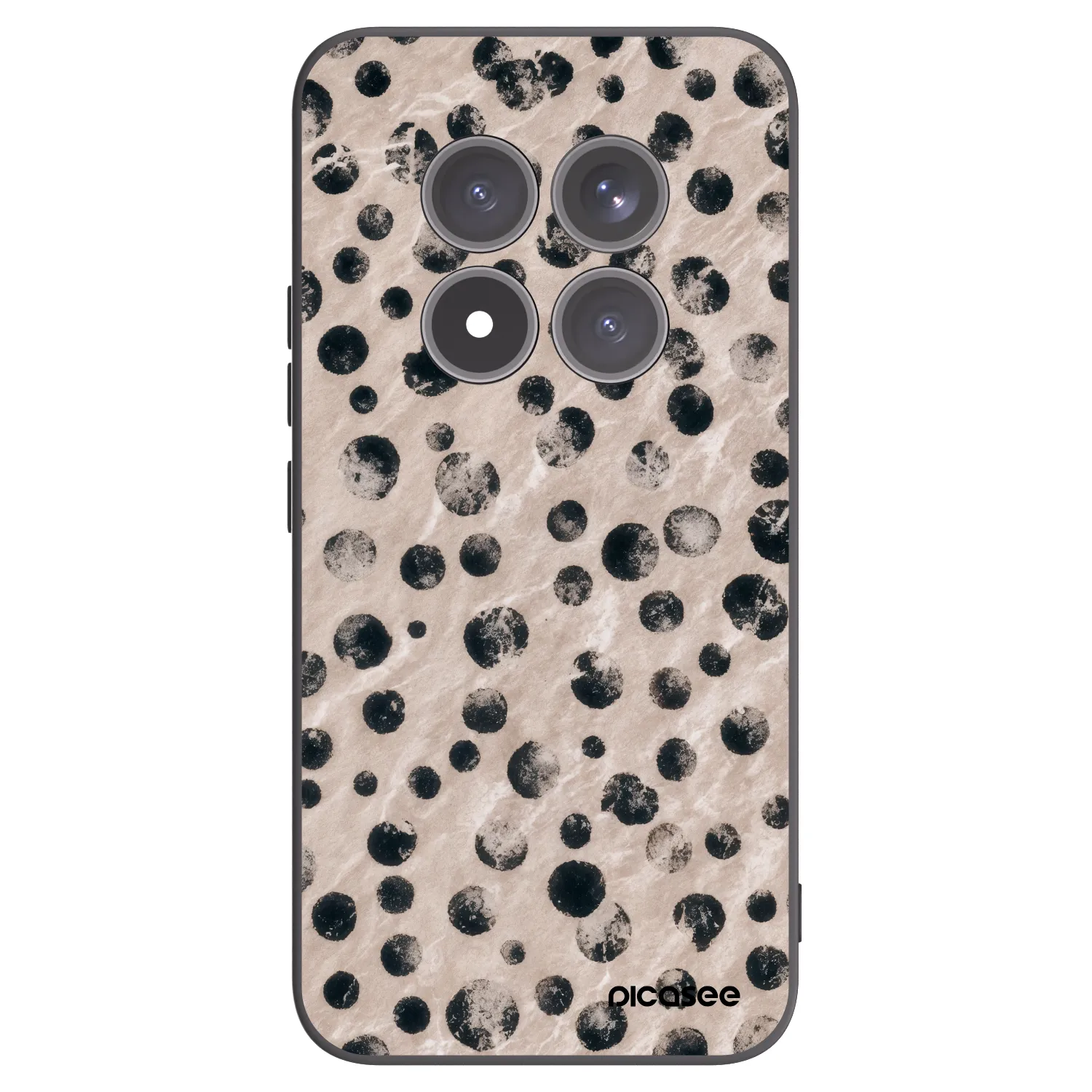 Picasee silikonowe czarne etui na Xiaomi Redmi Note 15 Pro+ - Inked