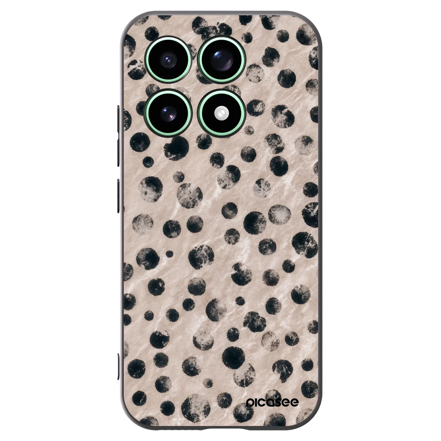 Picasee silikonowe czarne etui na Xiaomi 17 - Inked