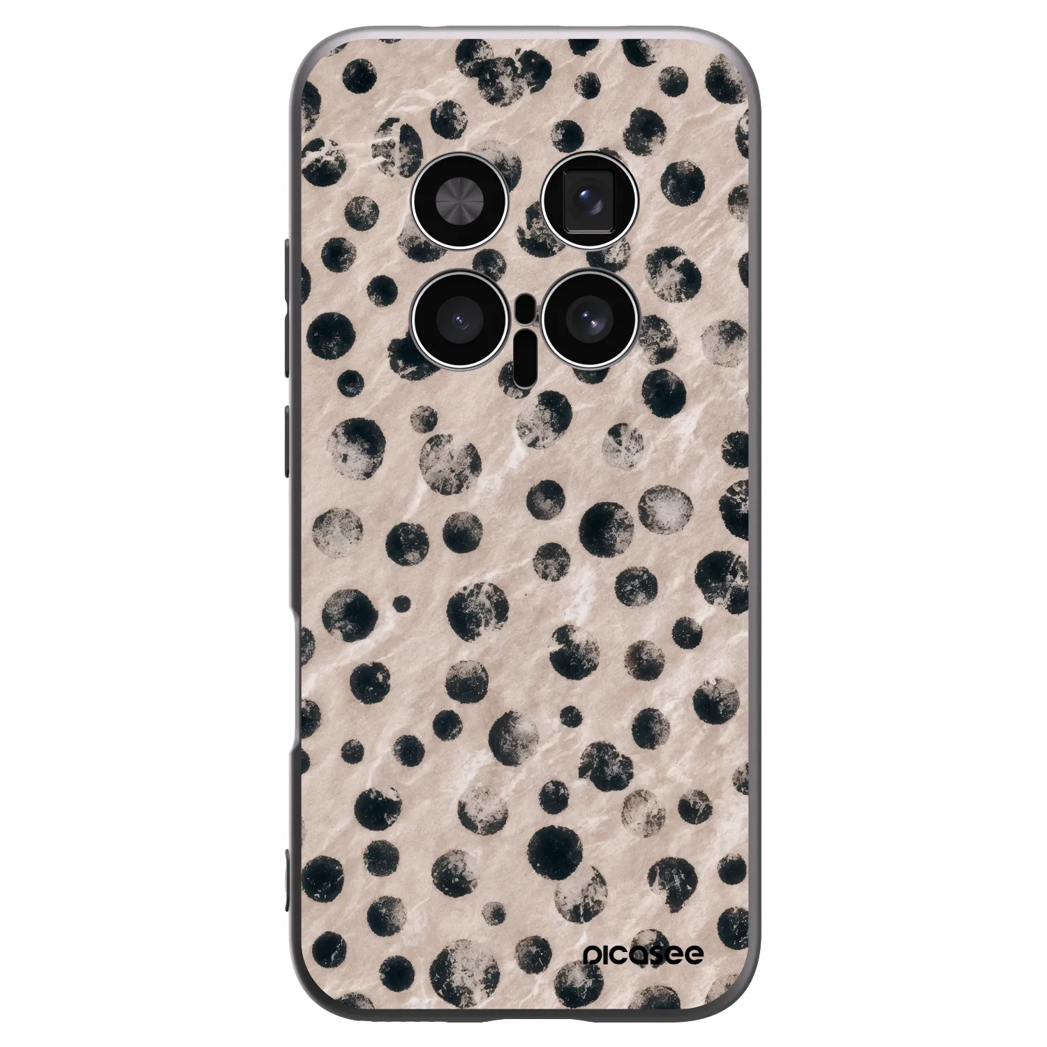 Picasee silikonowe czarne etui na Honor Magic8 Pro 5G - Inked