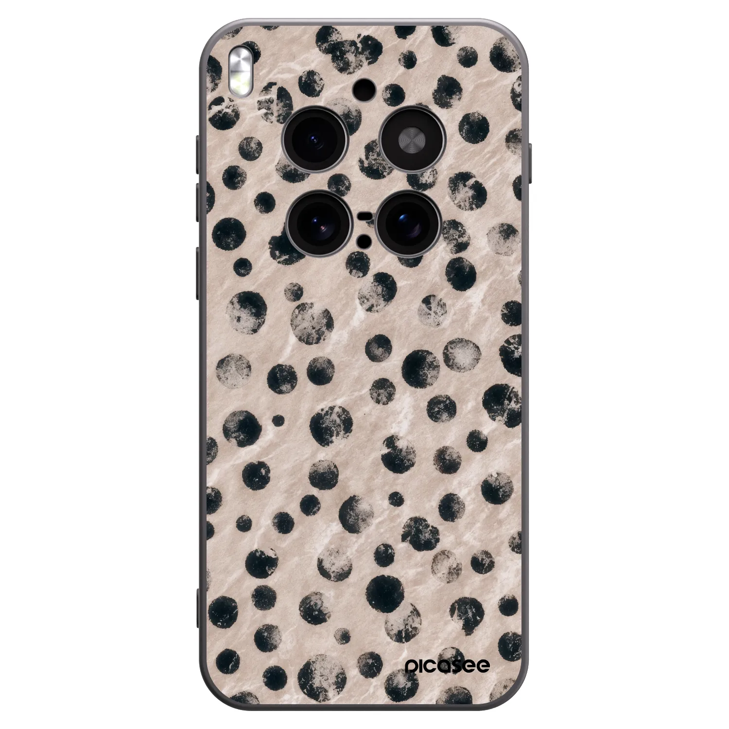 Picasee silikonowe czarne etui na Vivo X300 Pro - Inked