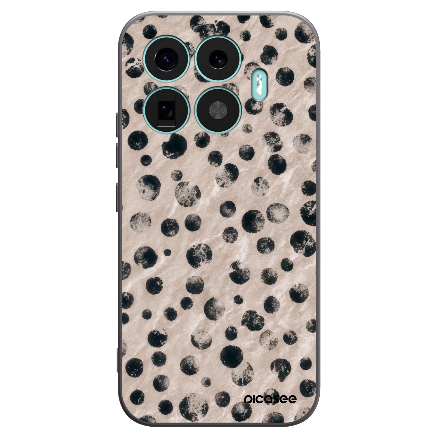 Picasee silikonowe czarne etui na Xiaomi 17T - Inked