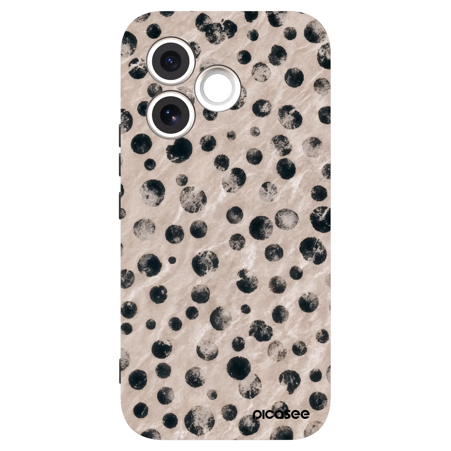Picasee silikonowe czarne etui na Honor 600 Lite - Inked