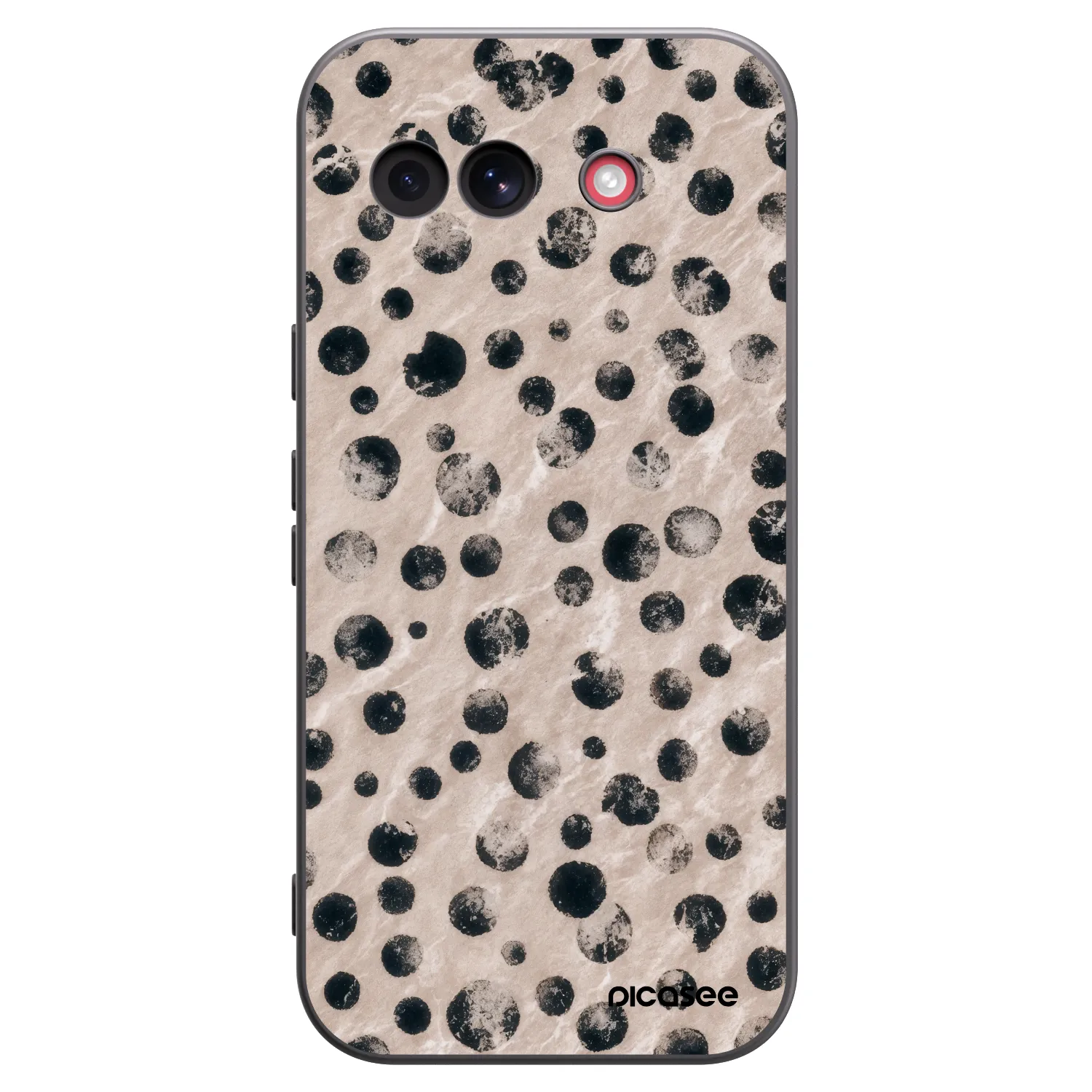 Picasee silikonowe czarne etui na Google Pixel 10a - Inked