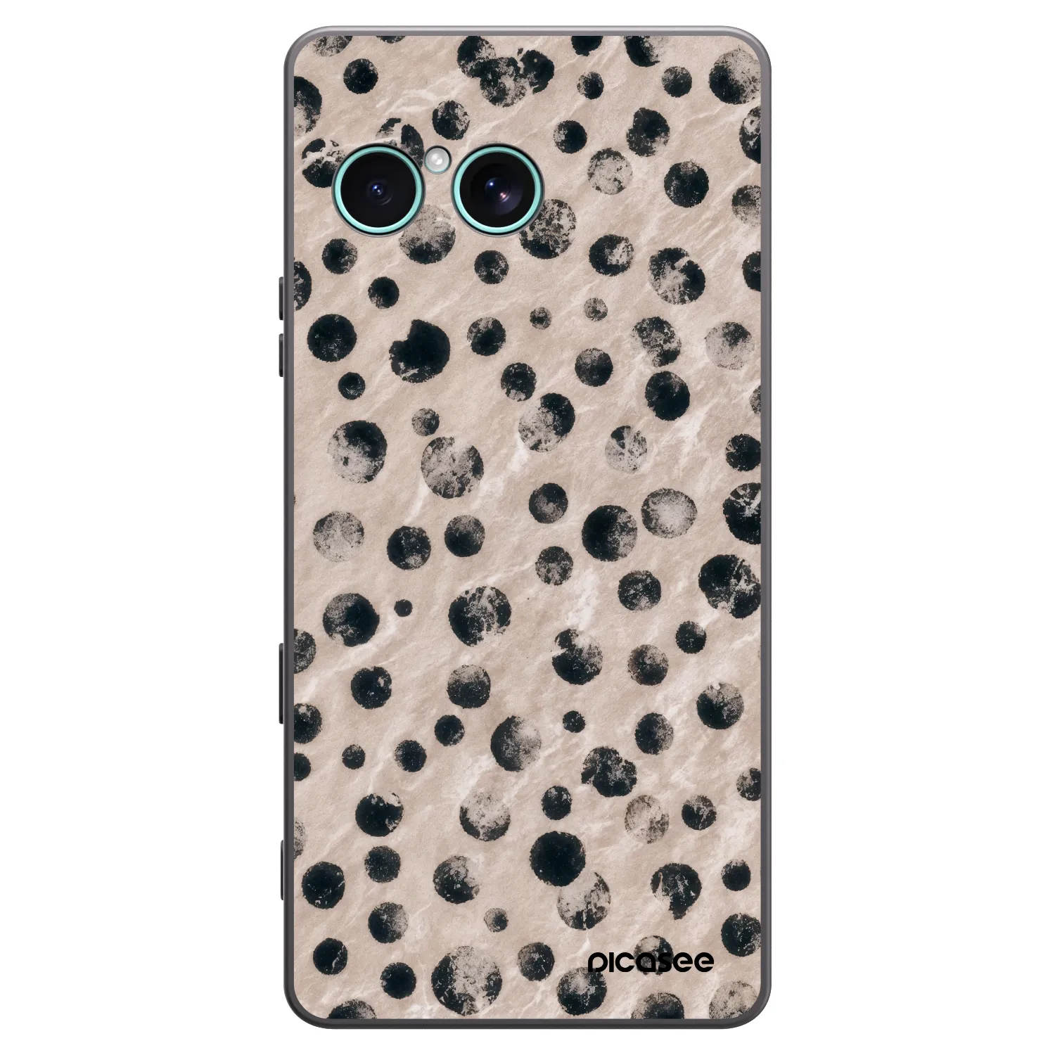 Picasee silikonowe czarne etui na Sony Xperia 10 VII - Inked