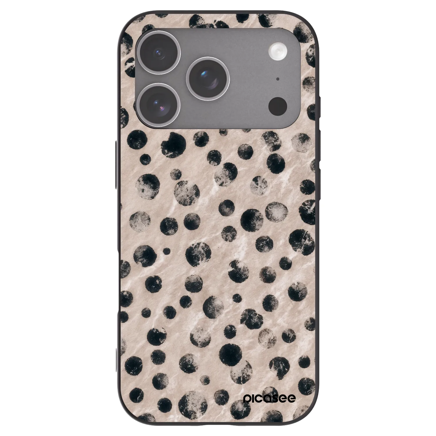 Picasee silikonowe czarne etui na Apple iPhone 18 Pro - Inked