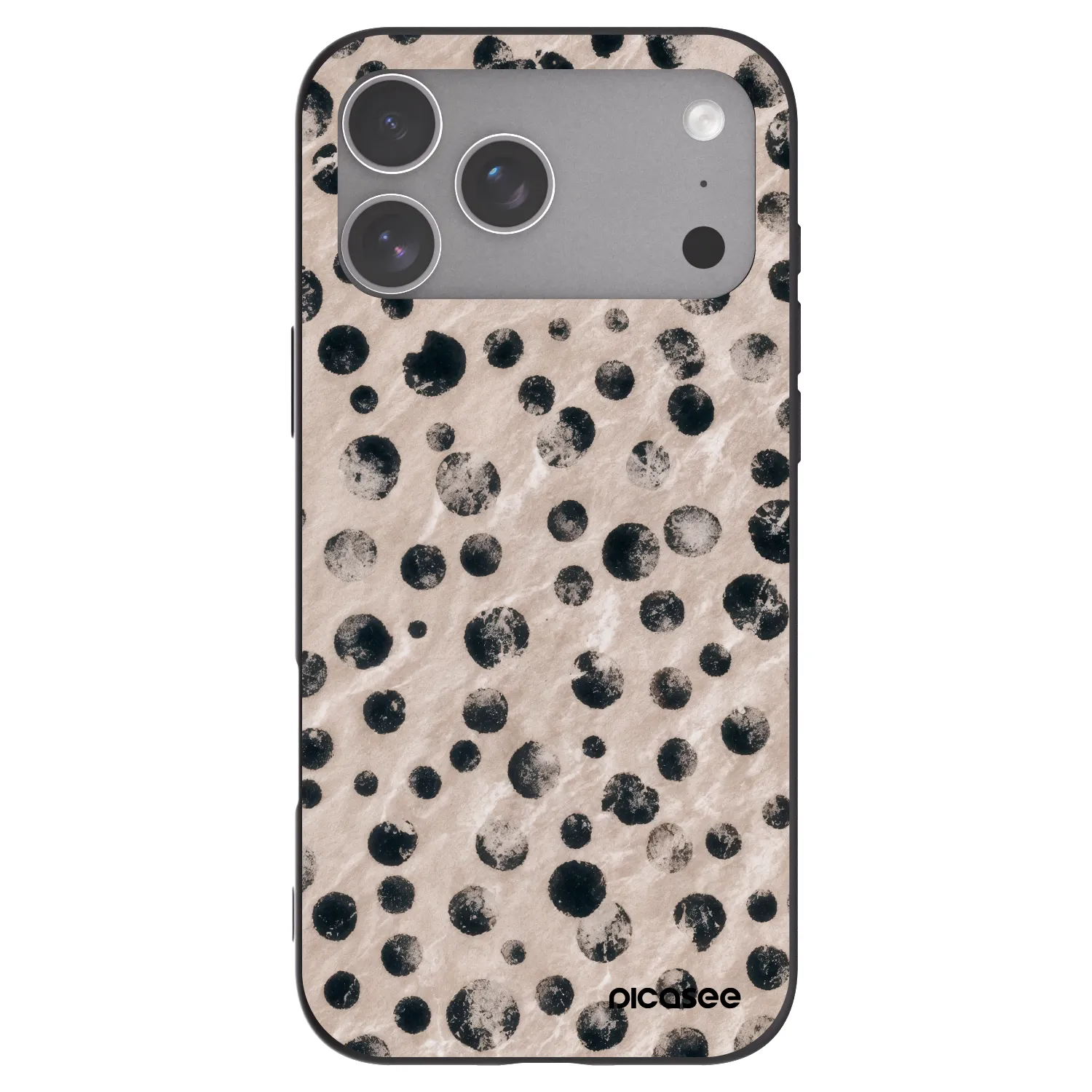 Picasee silikonowe czarne etui na Apple iPhone 18 Pro Max - Inked