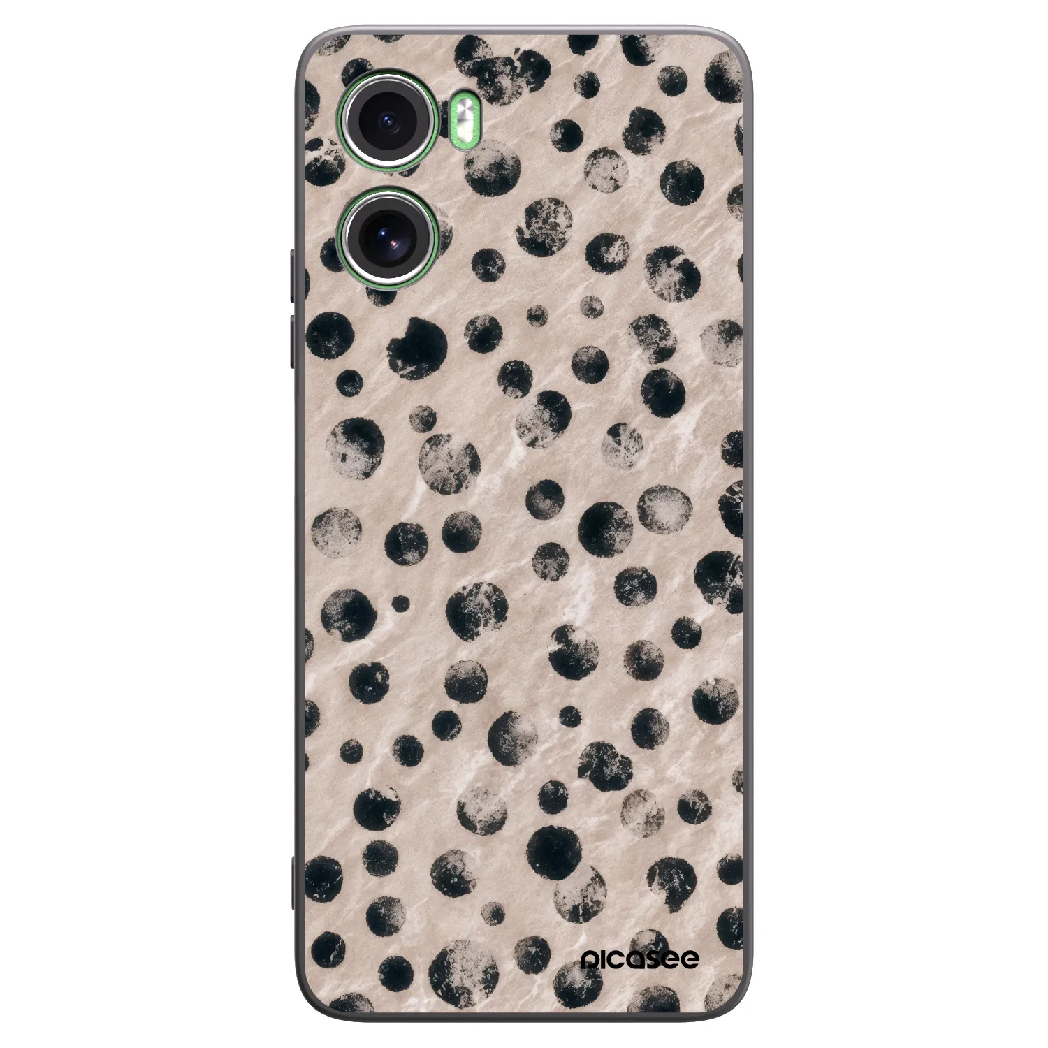 Picasee silikonowe czarne etui na Motorola Moto G06 - Inked