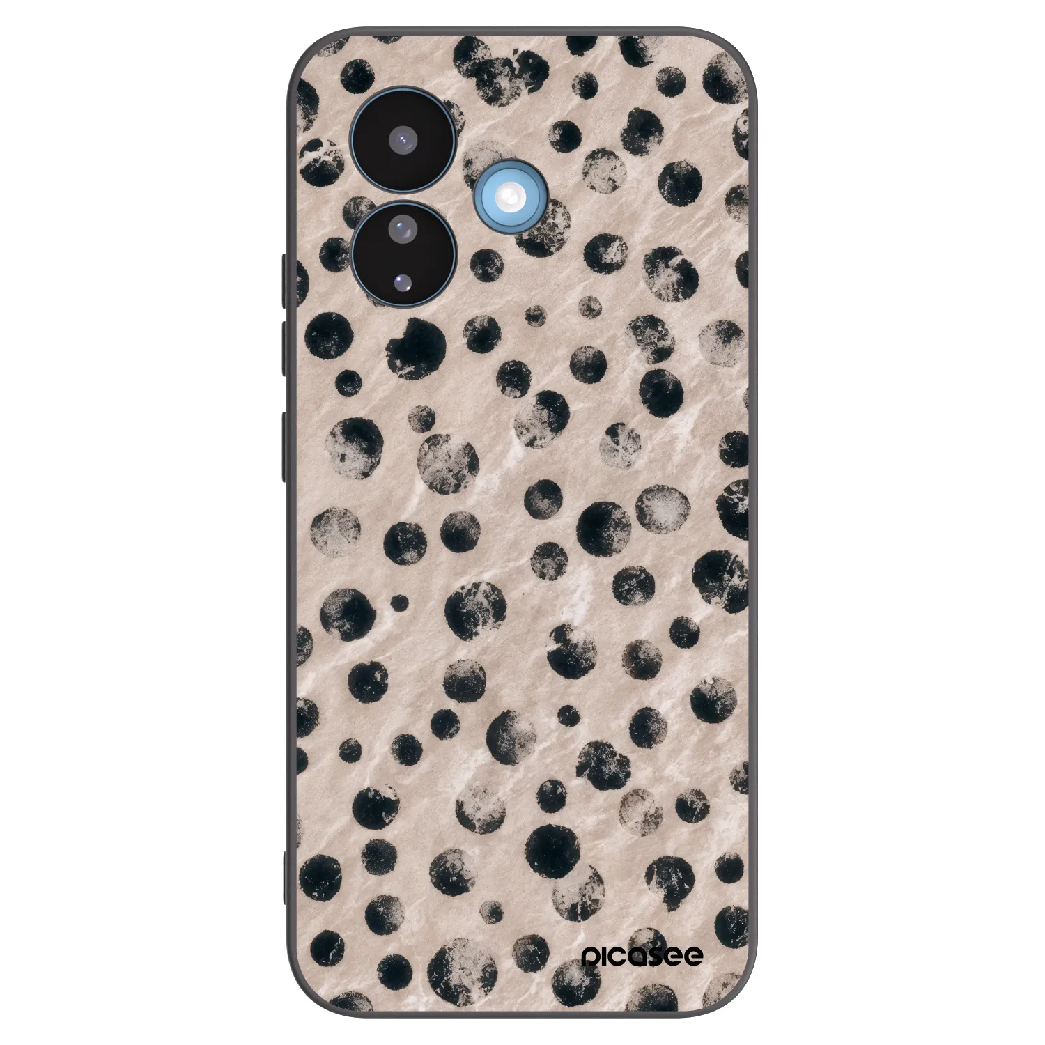 Picasee silikonowe czarne etui na Xiaomi Redmi Note 17 Pro 5G - Inked