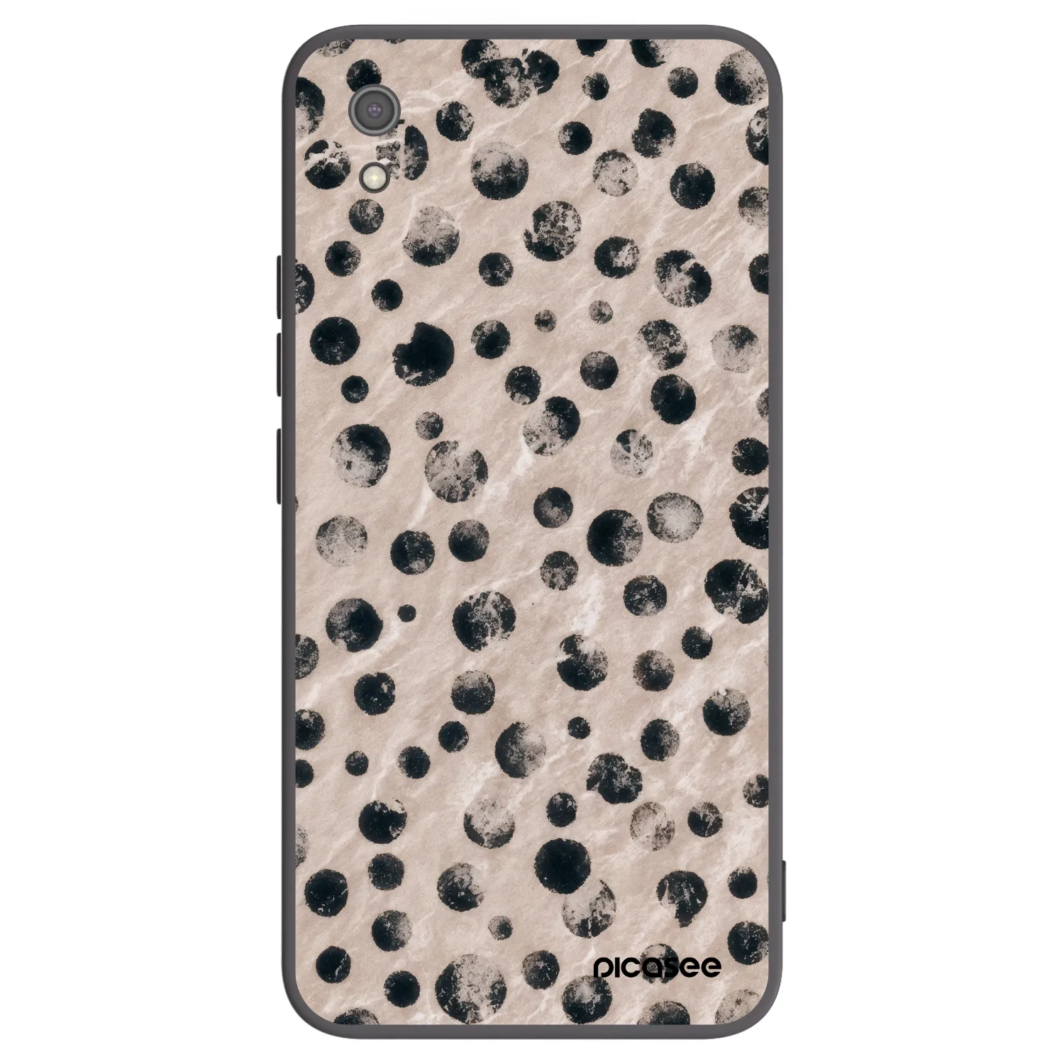 Picasee silikonowe czarne etui na Xiaomi Redmi 7A - Inked