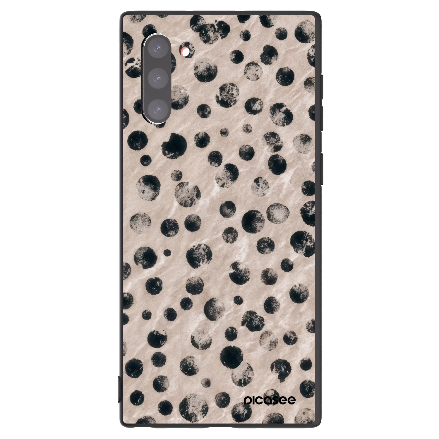 Picasee silikonowe czarne etui na Samsung Galaxy Note 10 N970F - Inked