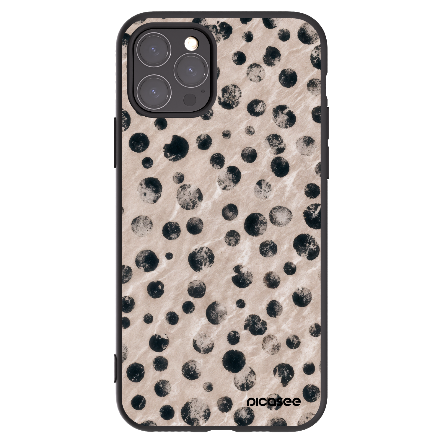 Picasee silikonowe czarne etui na Apple iPhone 11 Pro - Inked