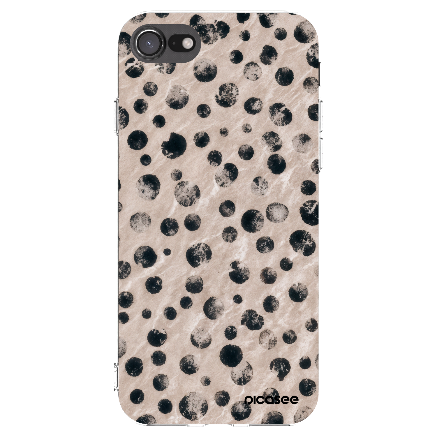 Picasee silikonowe przeźroczyste etui na Apple iPhone 8 - Inked