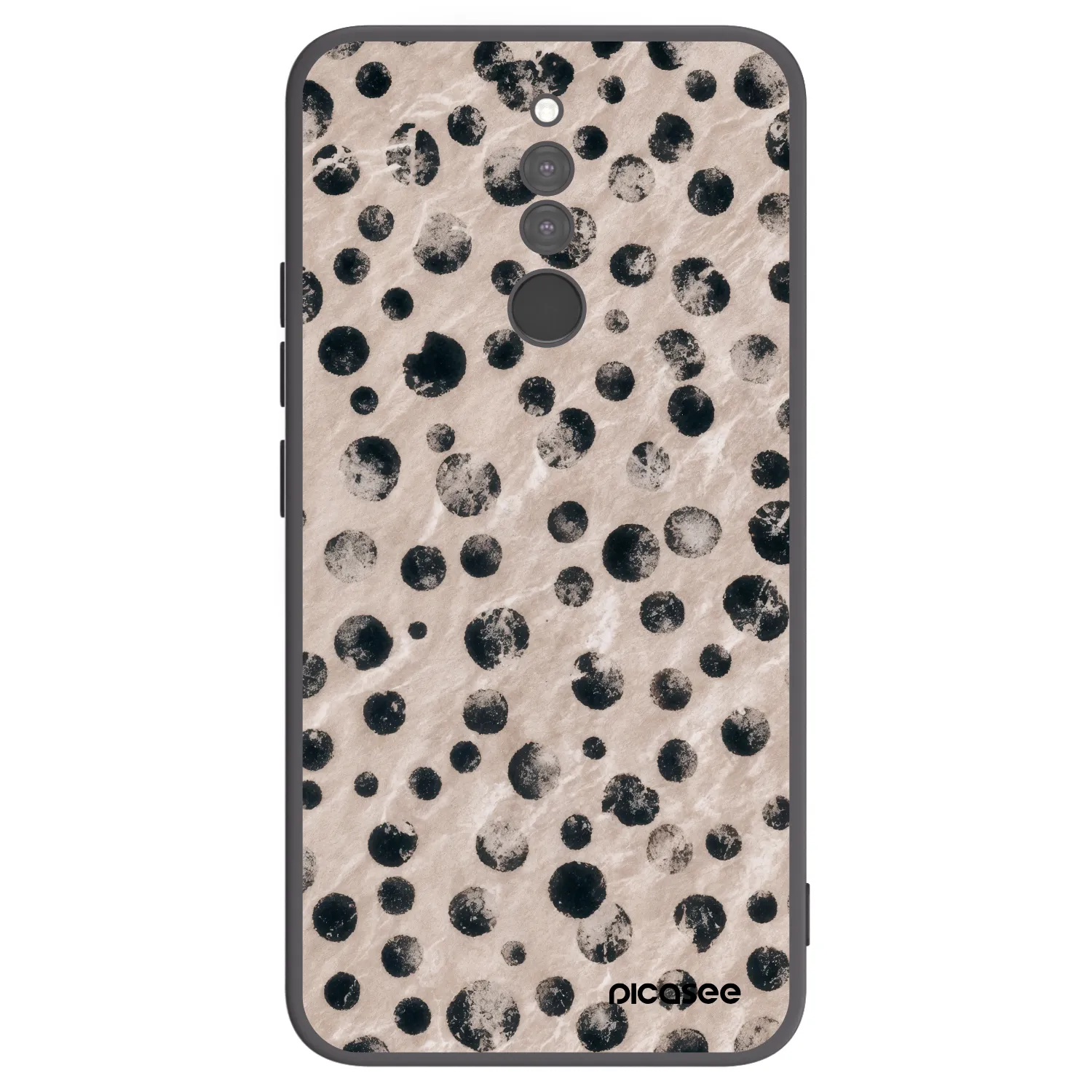 Picasee silikonowe czarne etui na Xiaomi Redmi 8 - Inked
