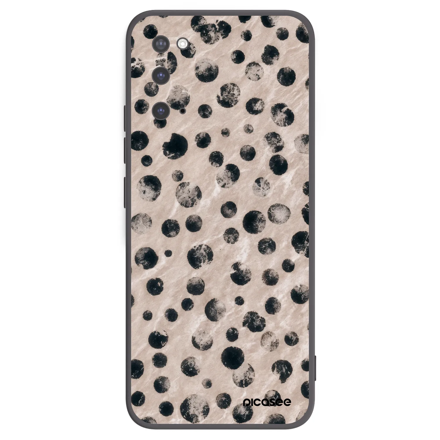 Picasee silikonowe czarne etui na Samsung Galaxy S20 G980F - Inked