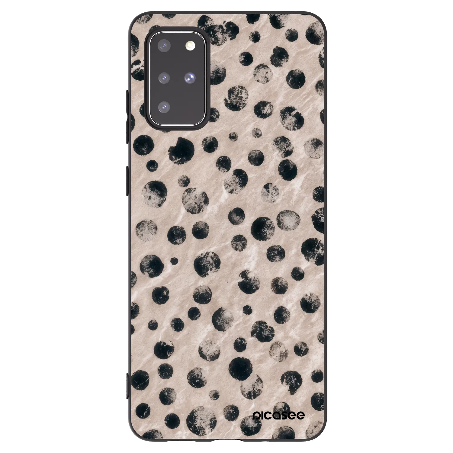 Picasee silikonowe czarne etui na Samsung Galaxy S20+ G985F - Inked