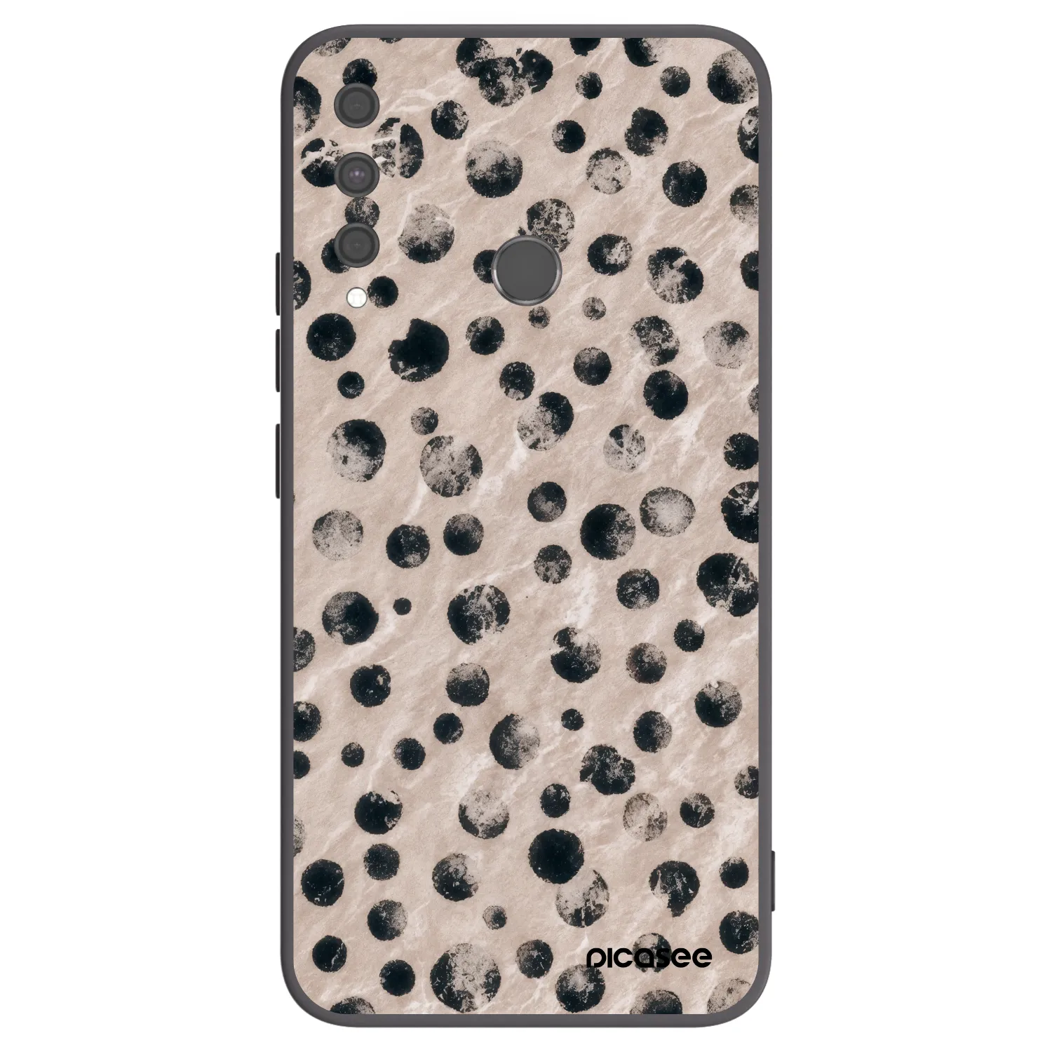 Picasee silikonowe czarne etui na Huawei P40 Lite E - Inked